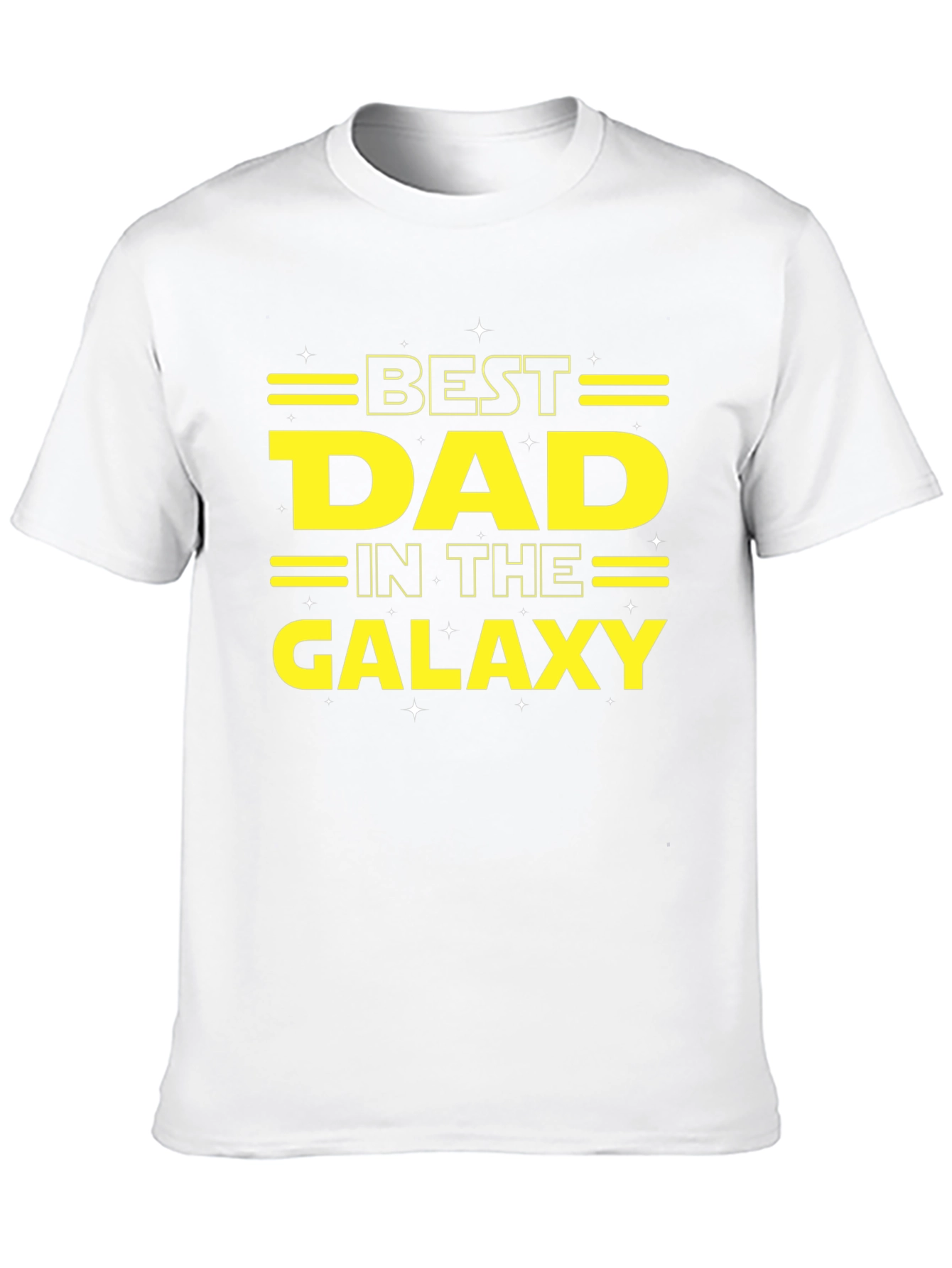 Best Dad in the Galaxy Black T-Shirt