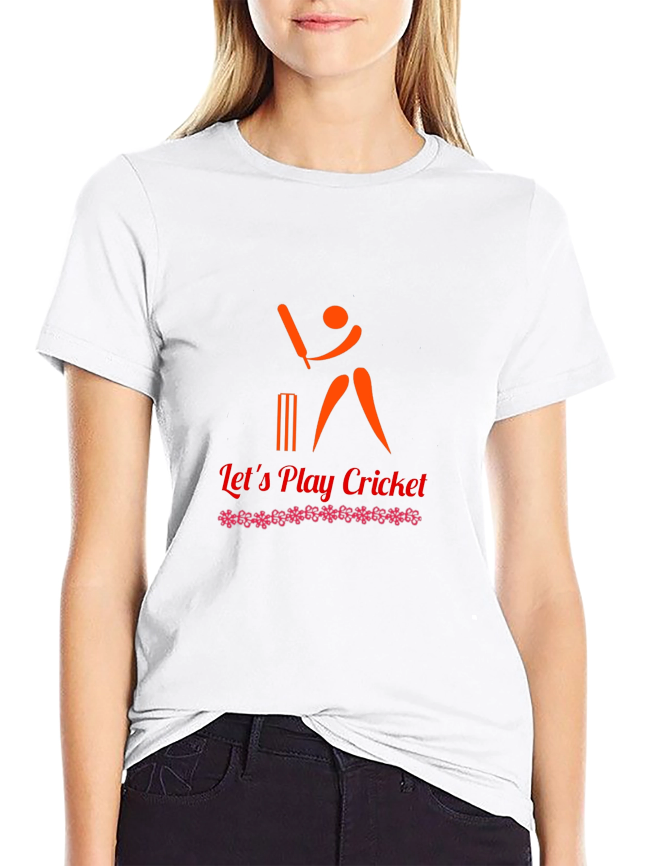 Cricket Graphic Tee - Lets Play Cricket