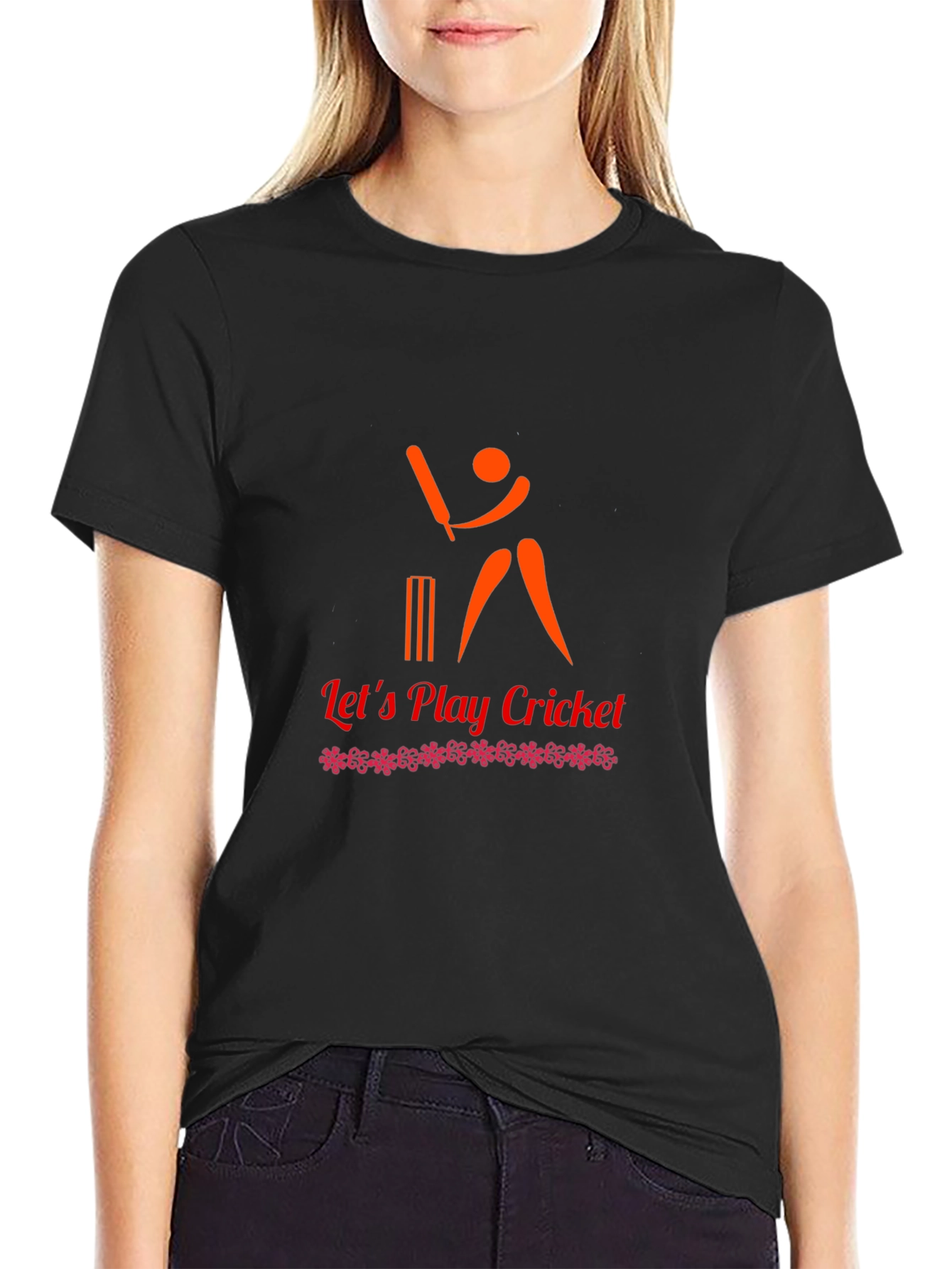 Cricket Graphic Tee - Lets Play Cricket