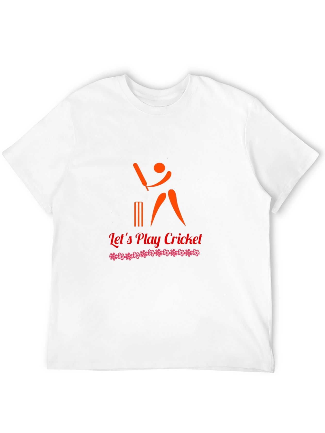 Cricket Graphic Tee - Lets Play Cricket