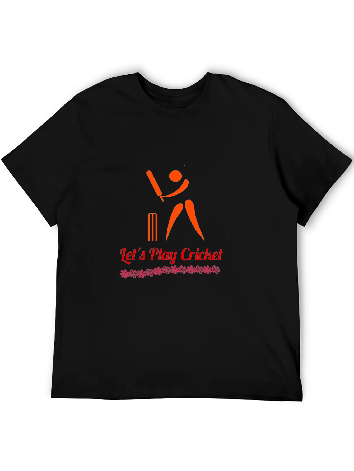 Cricket Graphic Tee - Lets Play Cricket