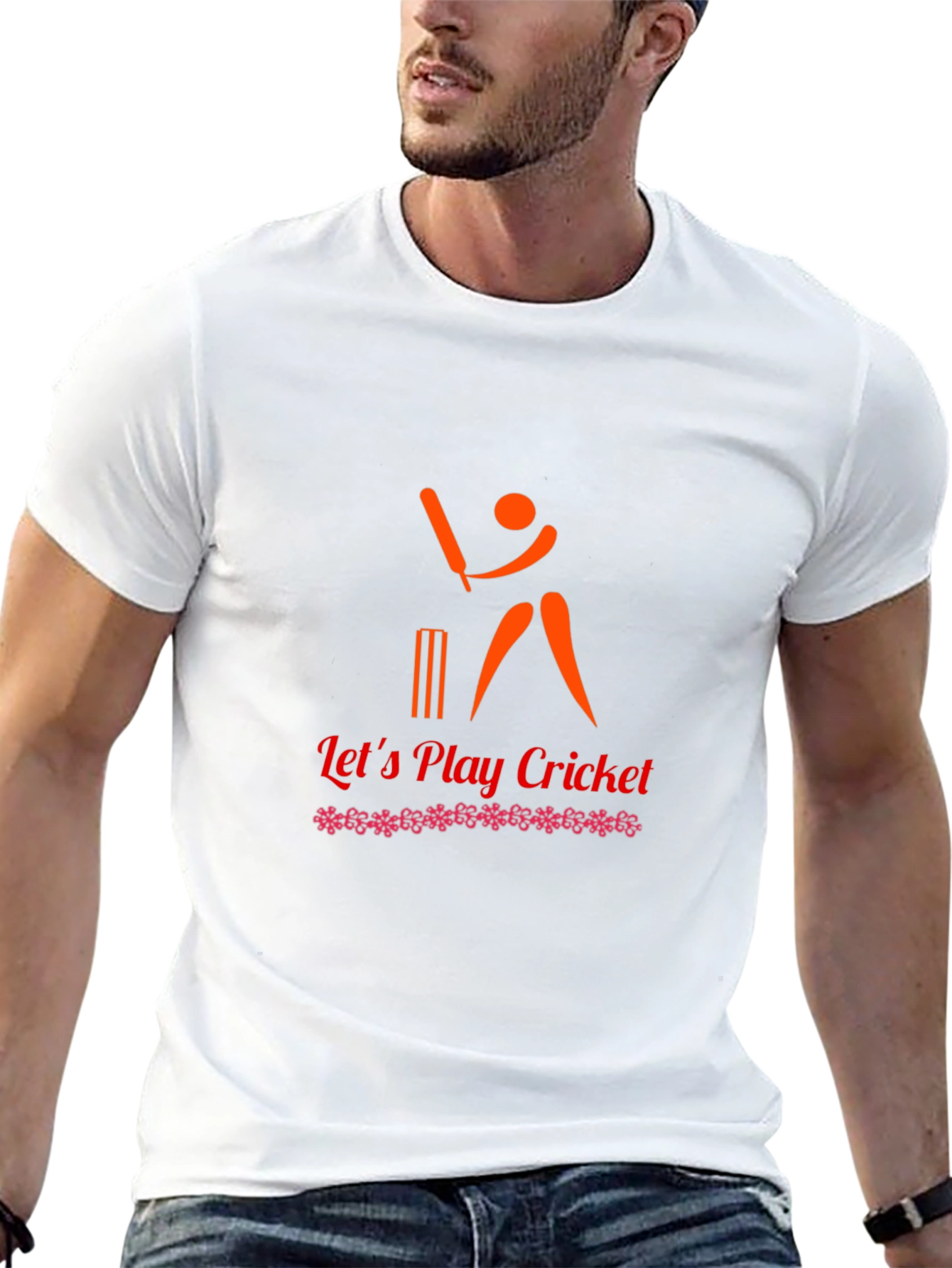 Cricket Graphic Tee - Lets Play Cricket