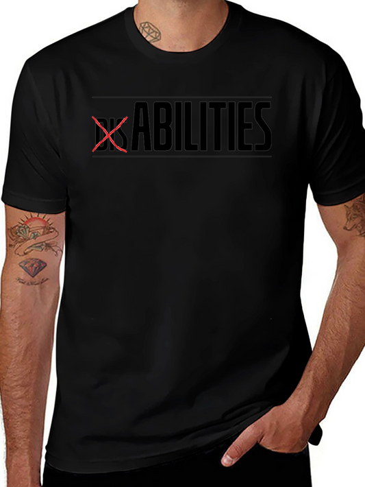 Abilities Graphic T-Shirt - Empowering Design