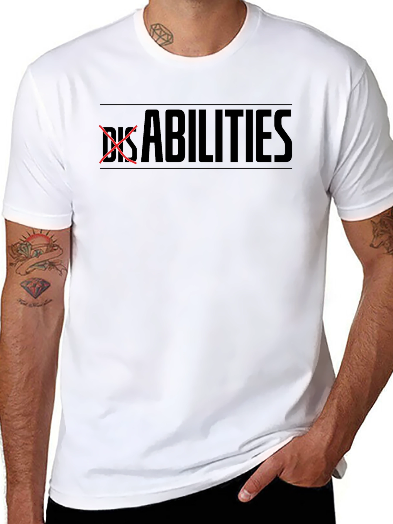 Abilities Graphic T-Shirt - Empowering Design