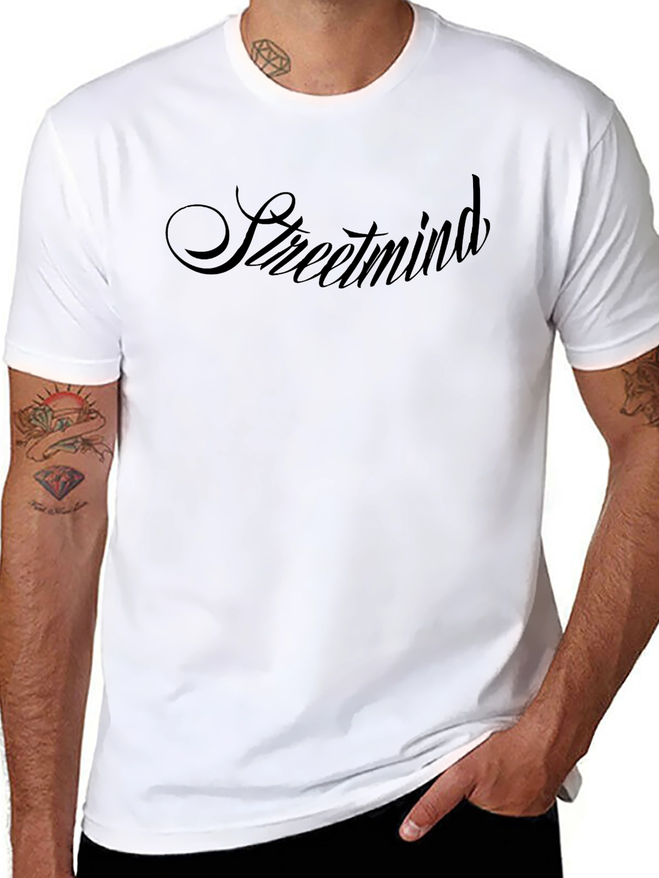 Streetmind Black Graphic Tee