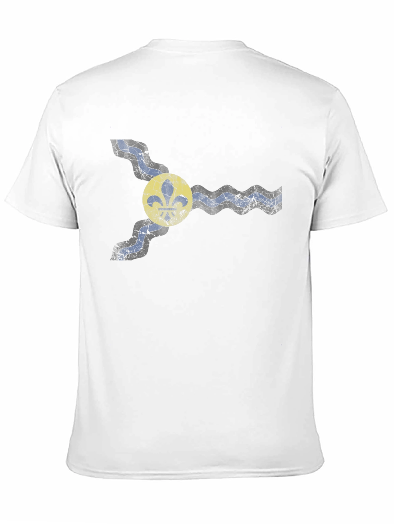 St. Louis Flag Graphic Tee - Unisex Black T-Shirt