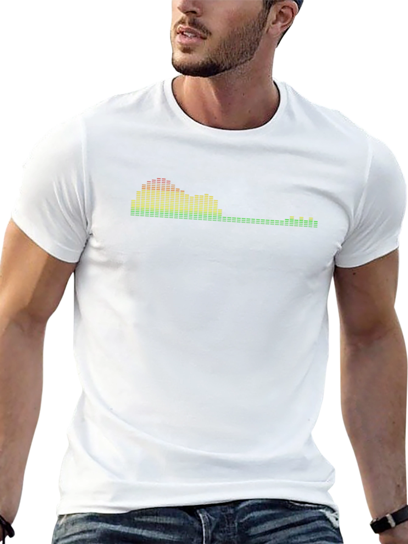 Sound Reactive LED T-Shirt - Black