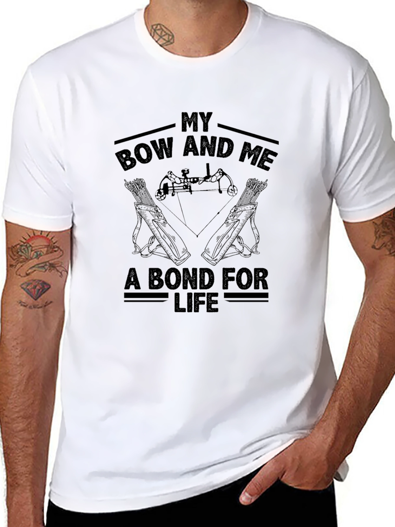 Archery Bow and Arrow Bond T-Shirt