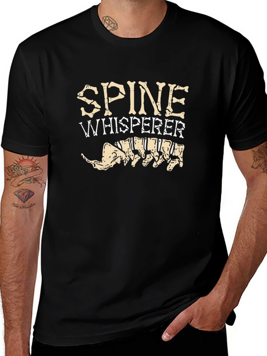 Spine Whisperer Graphic Tee - Chiropractic Humor