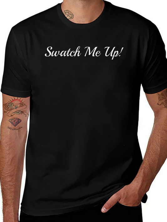 Swatch Me Up! Black T-Shirt - Trendy Graphic Tee