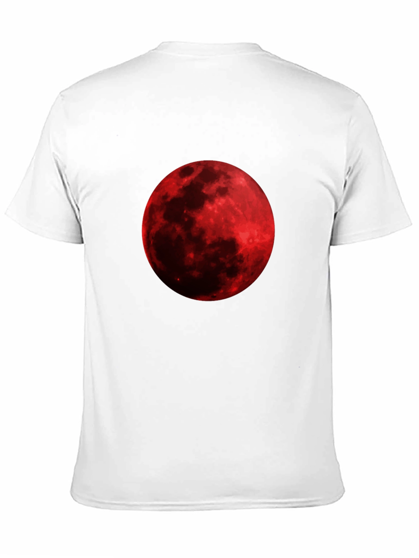 Blood Moon Graphic Tee - Black Cotton T-Shirt