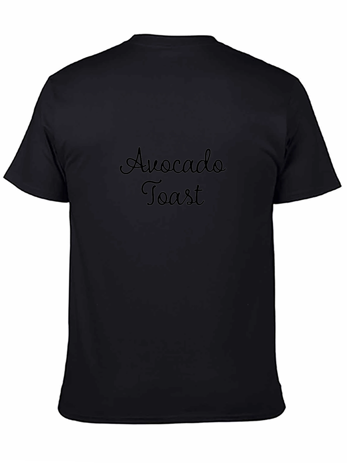 Avocado Toast Graphic Tee - Trendy Black T-Shirt