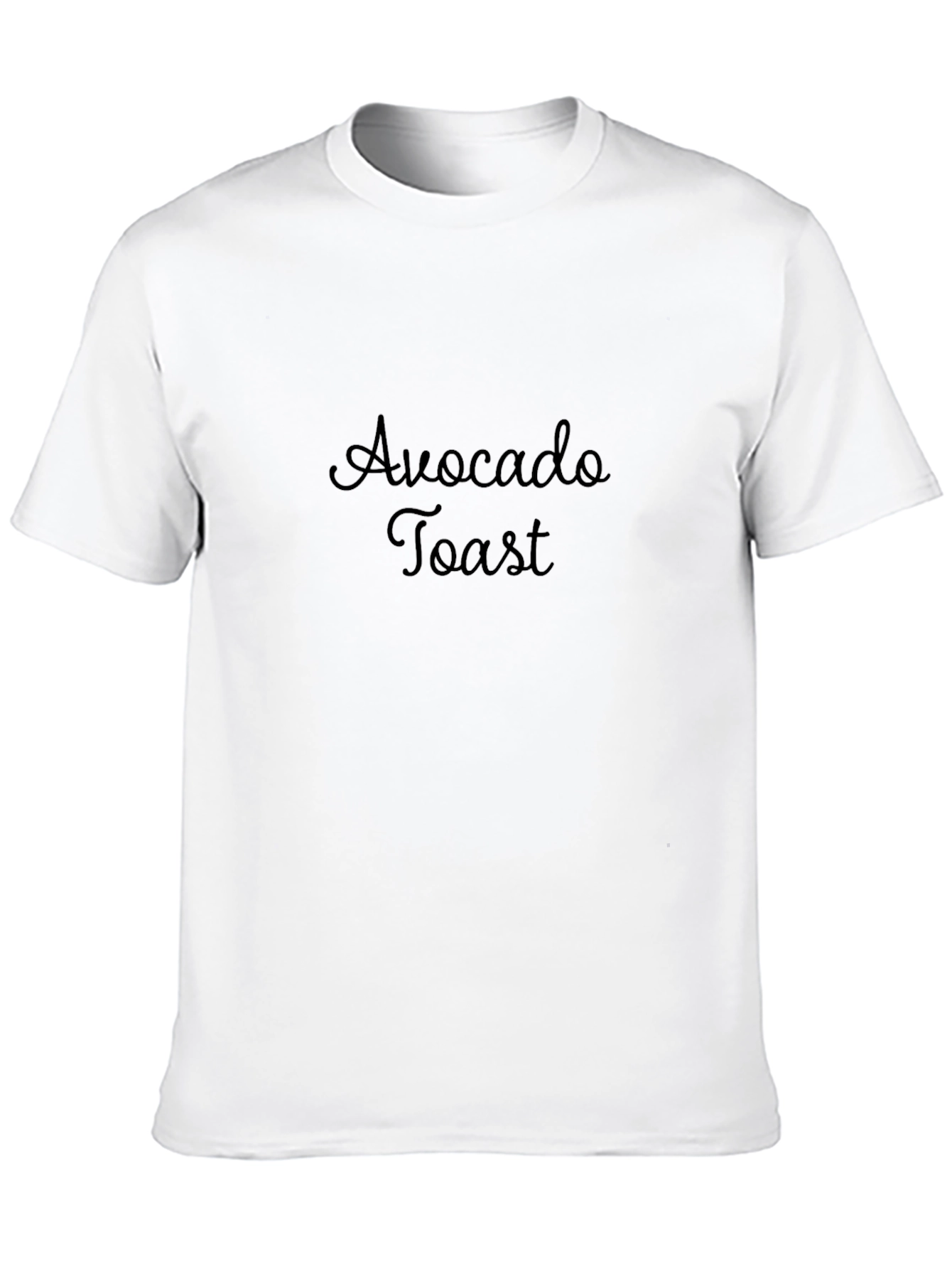 Avocado Toast Graphic Tee - Trendy Black T-Shirt