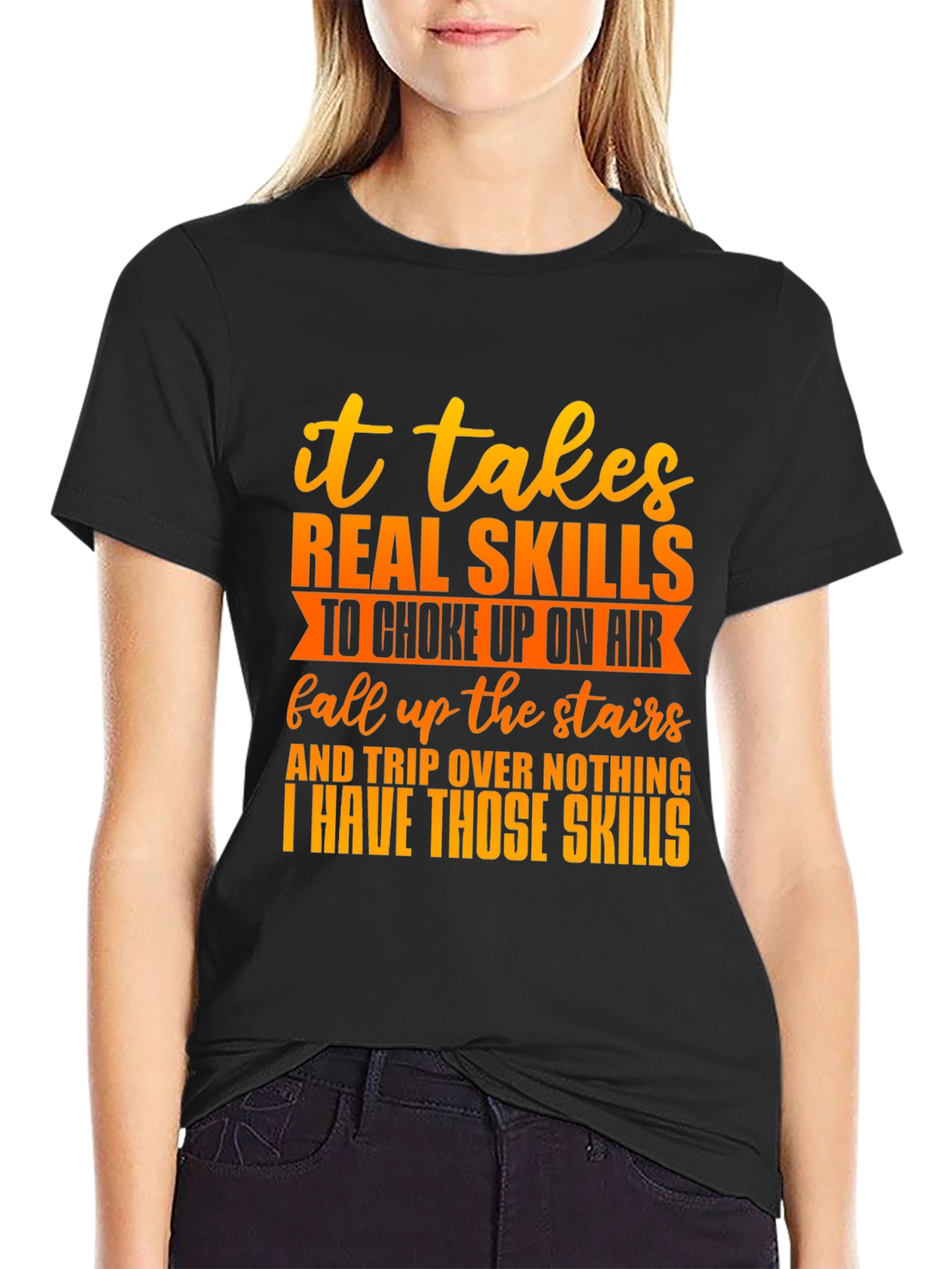 Funny Skills Graphic T-Shirt