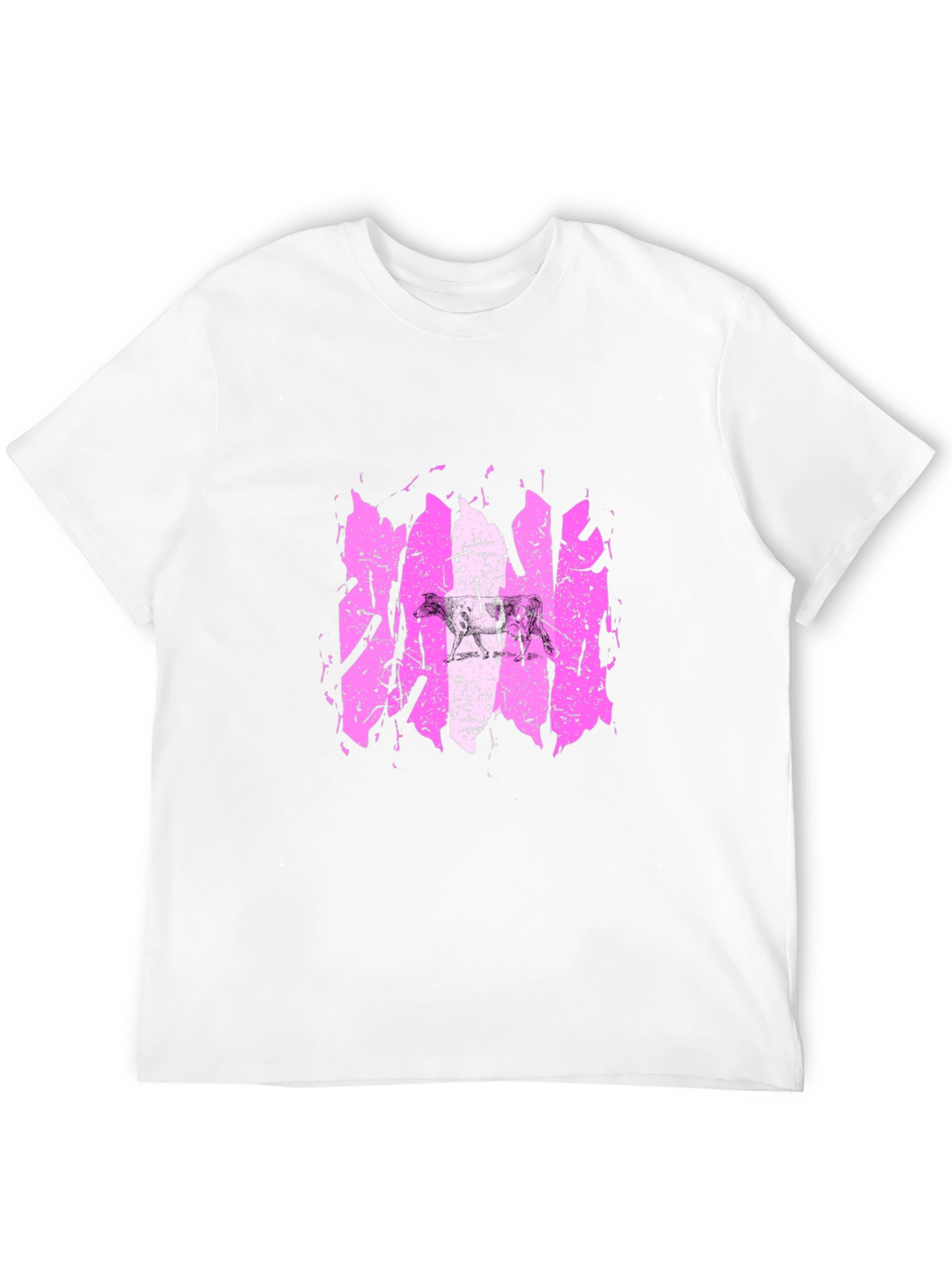 Grunge Pink Graphic Tee