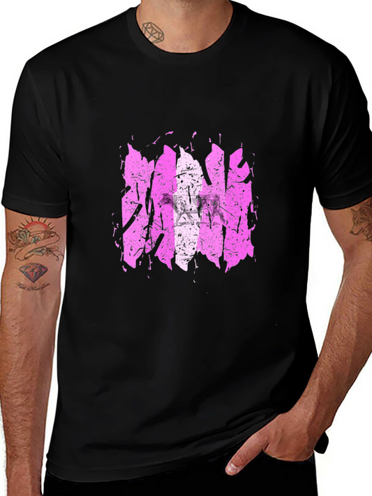 Grunge Pink Graphic Tee