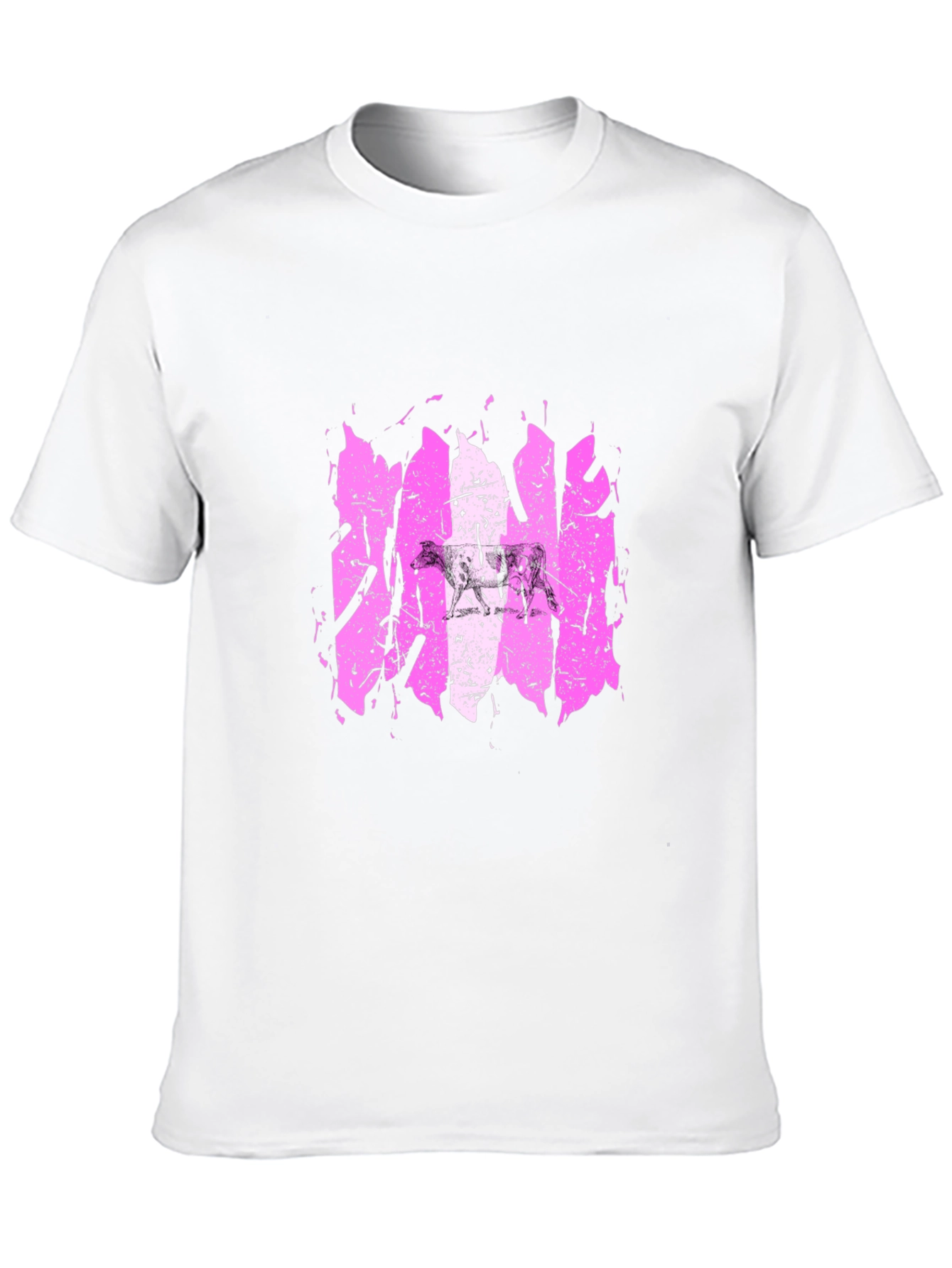 Grunge Pink Graphic Tee