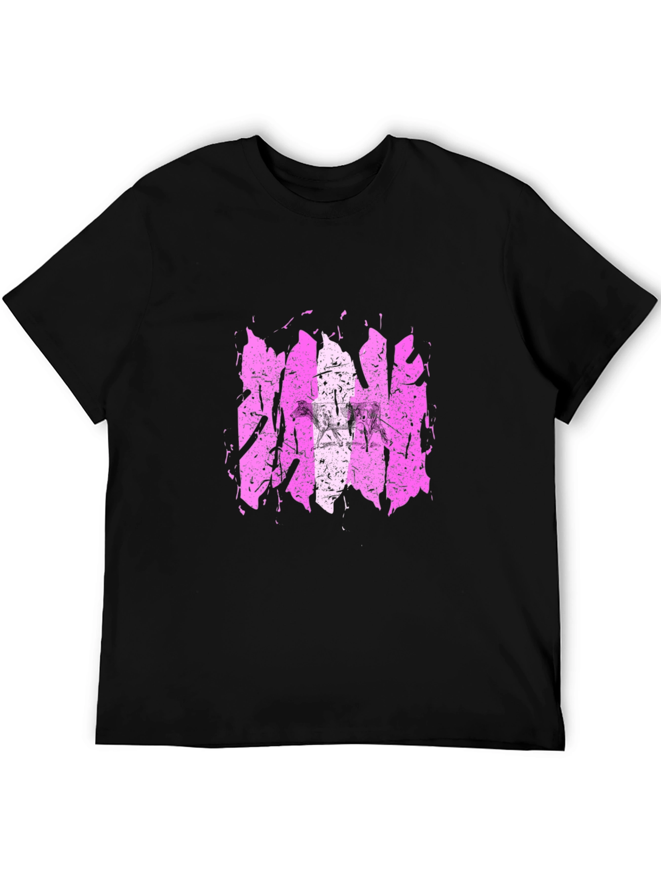 Grunge Pink Graphic Tee