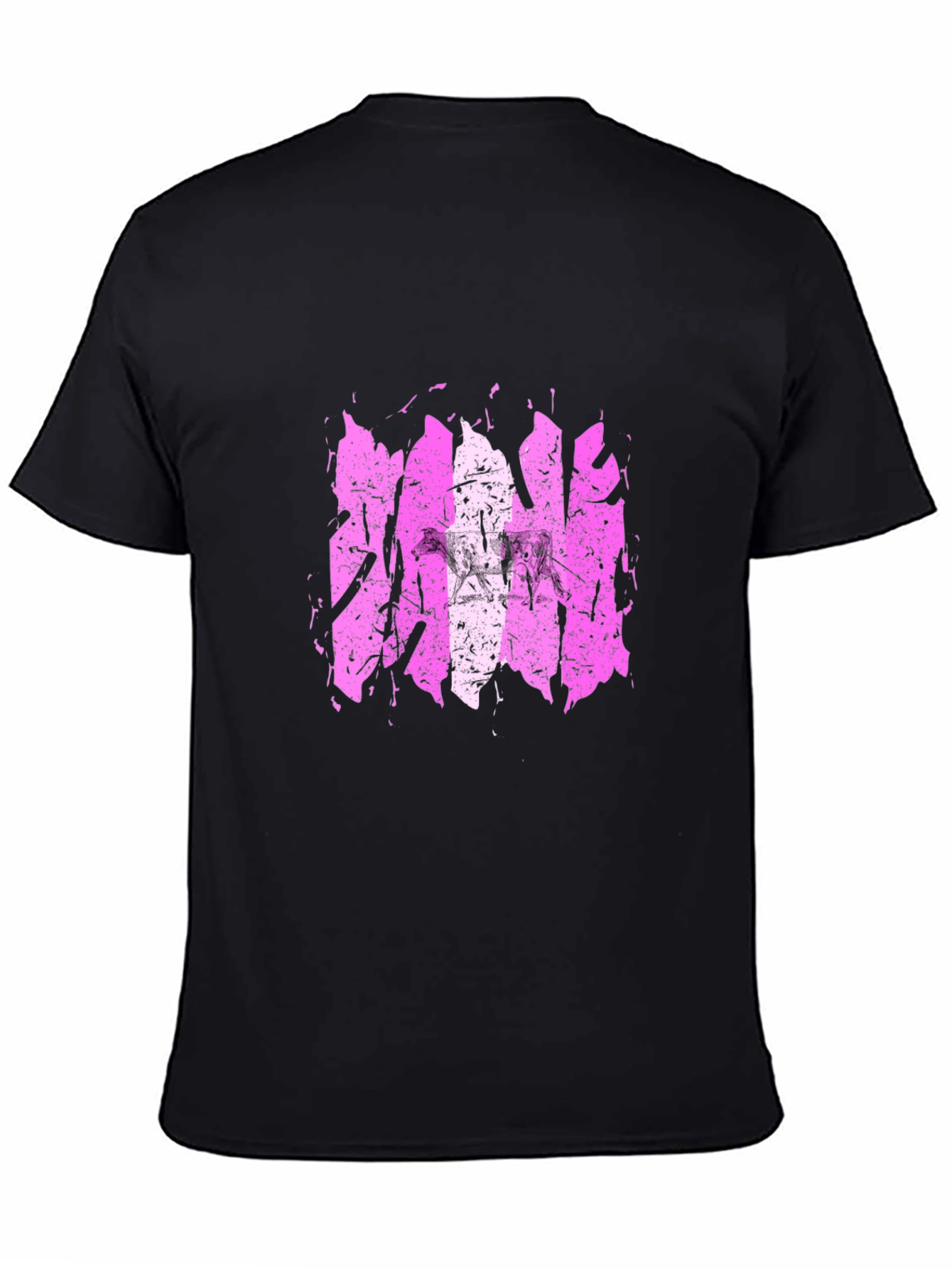 Grunge Pink Graphic Tee