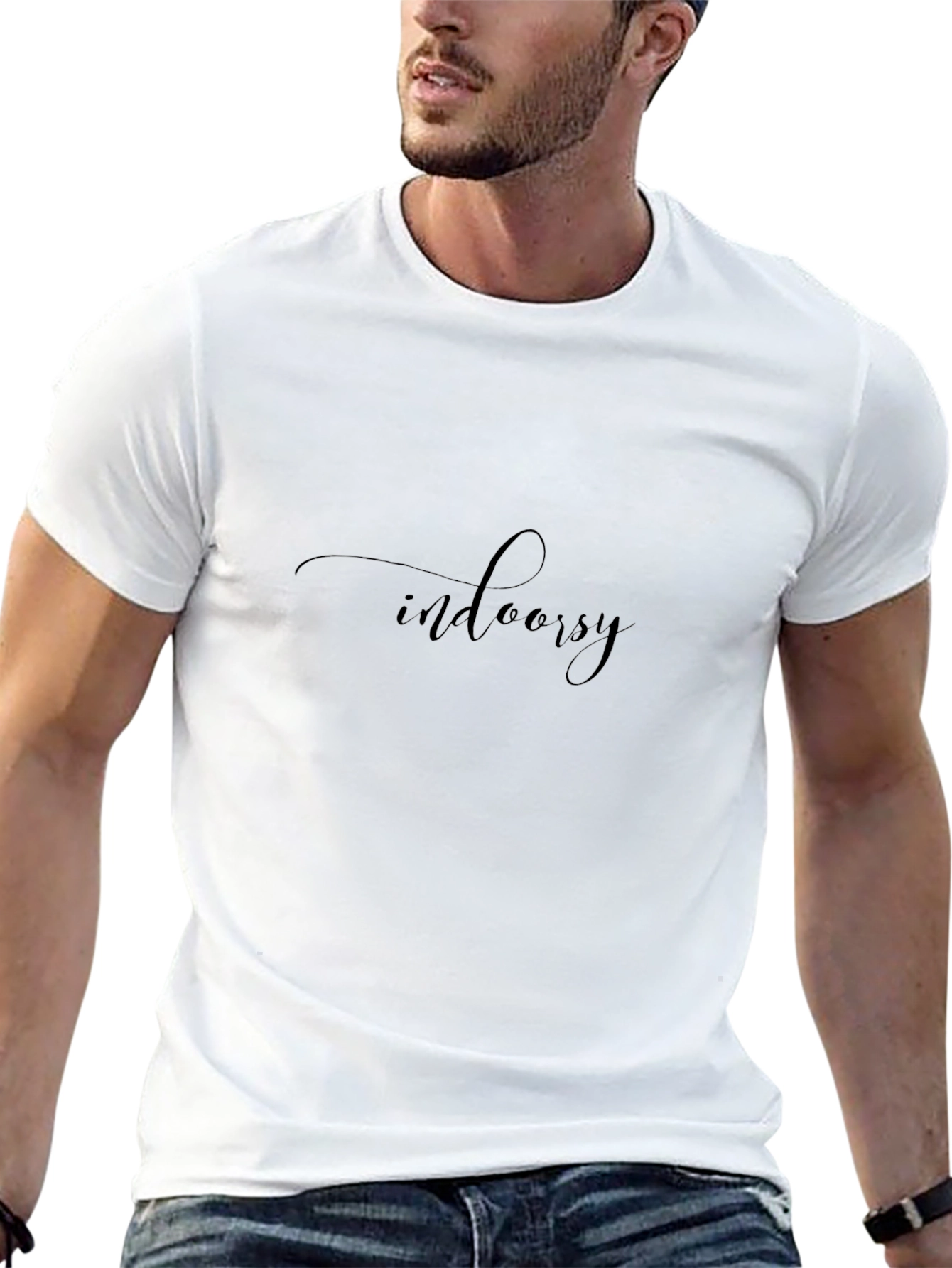 Indoorsy Black T-Shirt