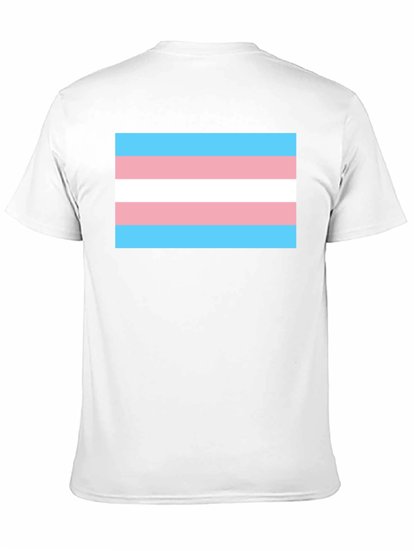 Transgender Pride Flag T-Shirt - Black Unisex Tee