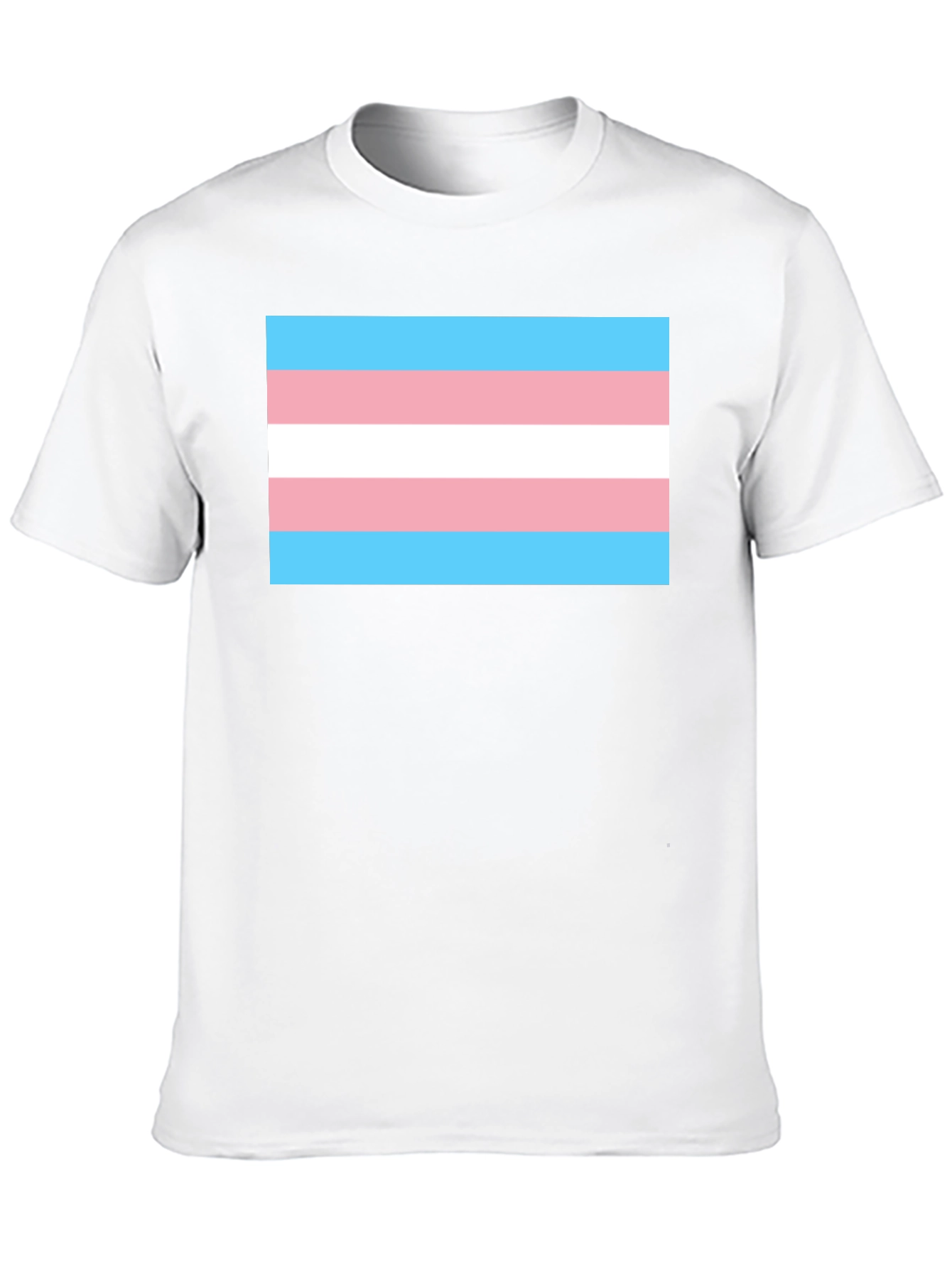 Transgender Pride Flag T-Shirt - Black Unisex Tee