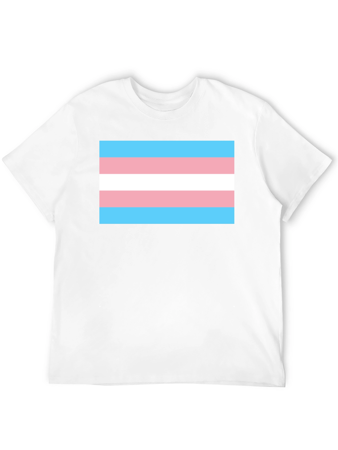 Transgender Pride Flag T-Shirt - Black Unisex Tee