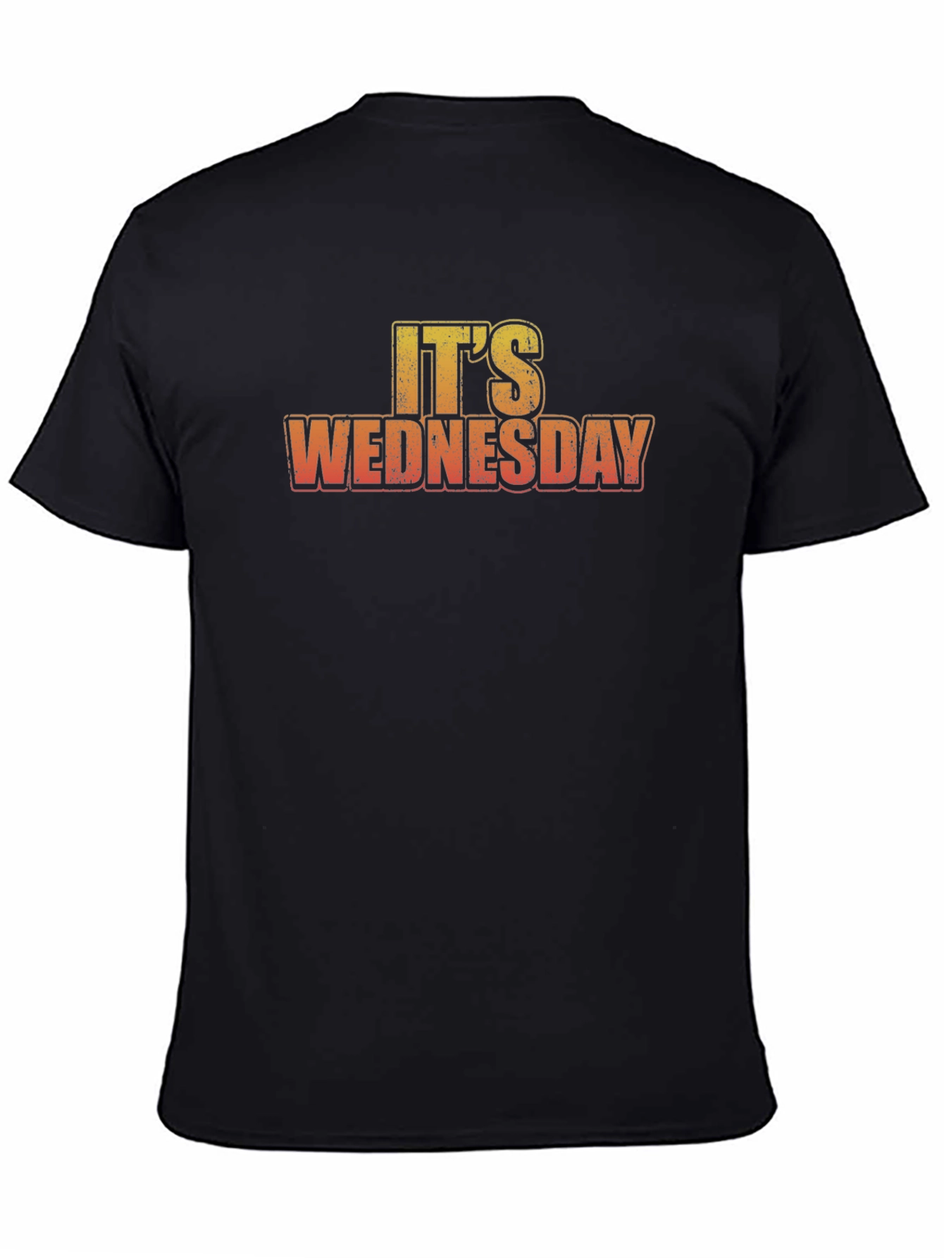 Its Wednesday Black Graphic Tee