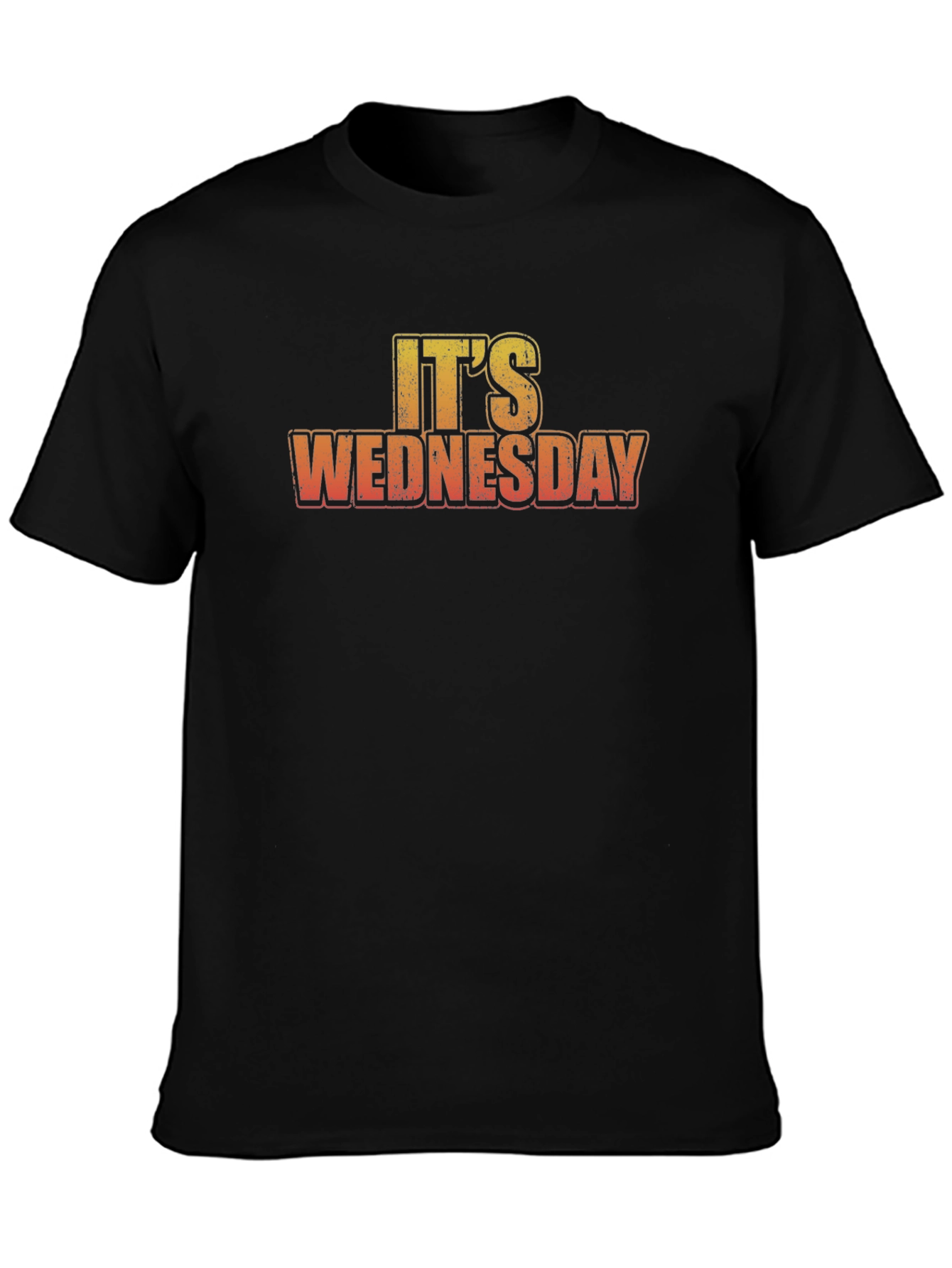Its Wednesday Black Graphic Tee