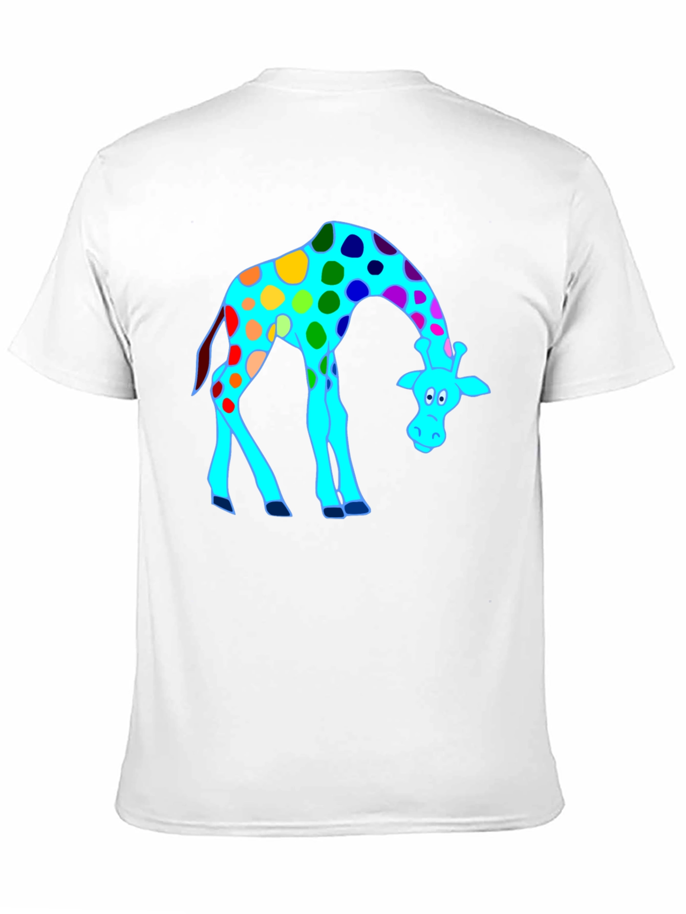 Funky Giraffe Black T-Shirt