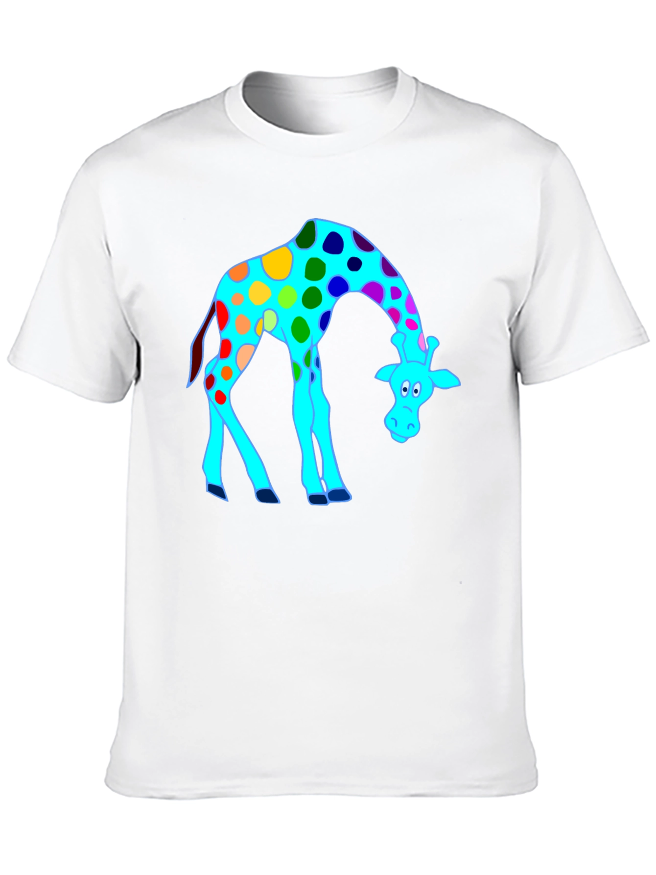 Funky Giraffe Black T-Shirt