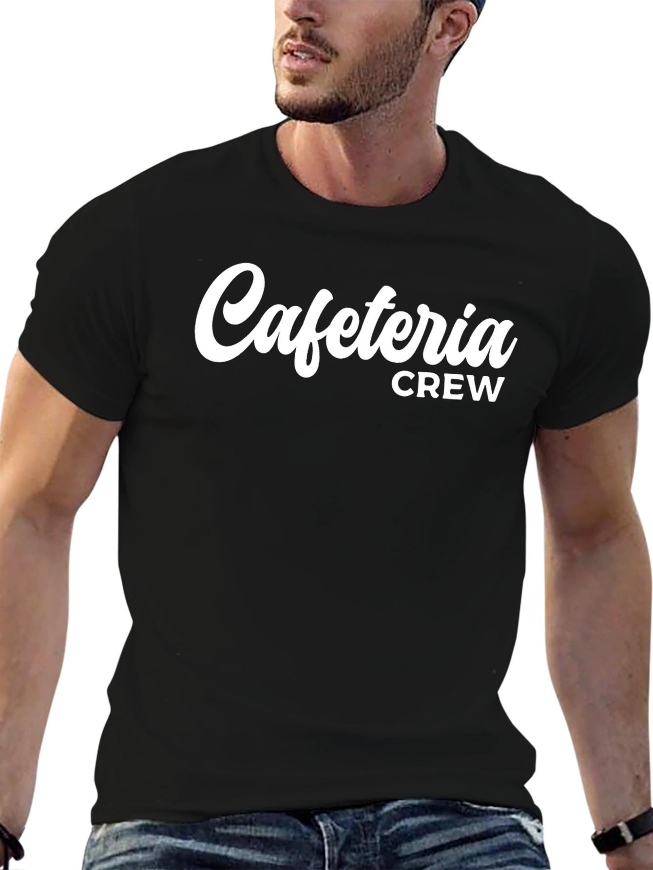 Cafeteria Crew Black Graphic Tee