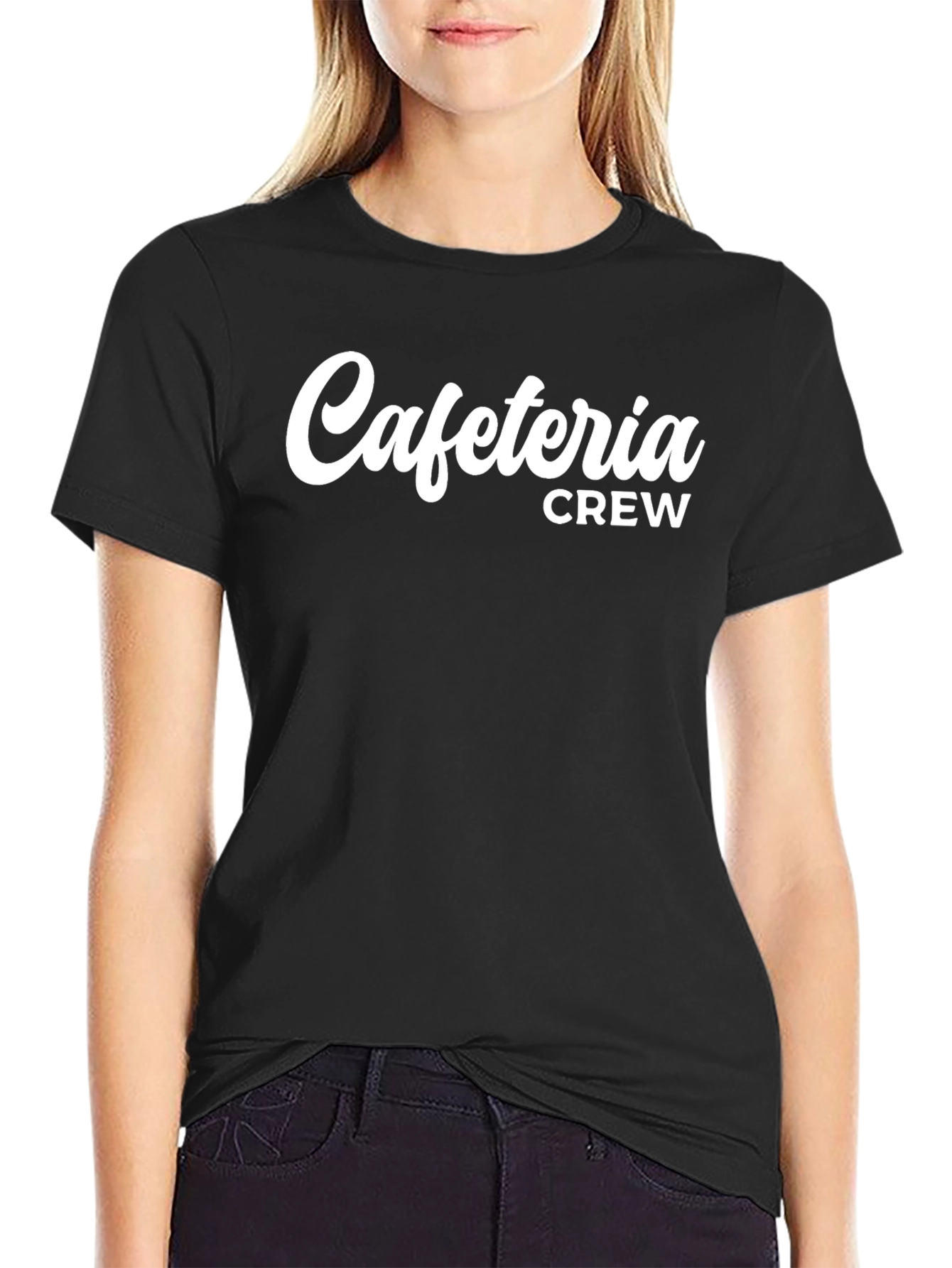 Cafeteria Crew Black Graphic Tee