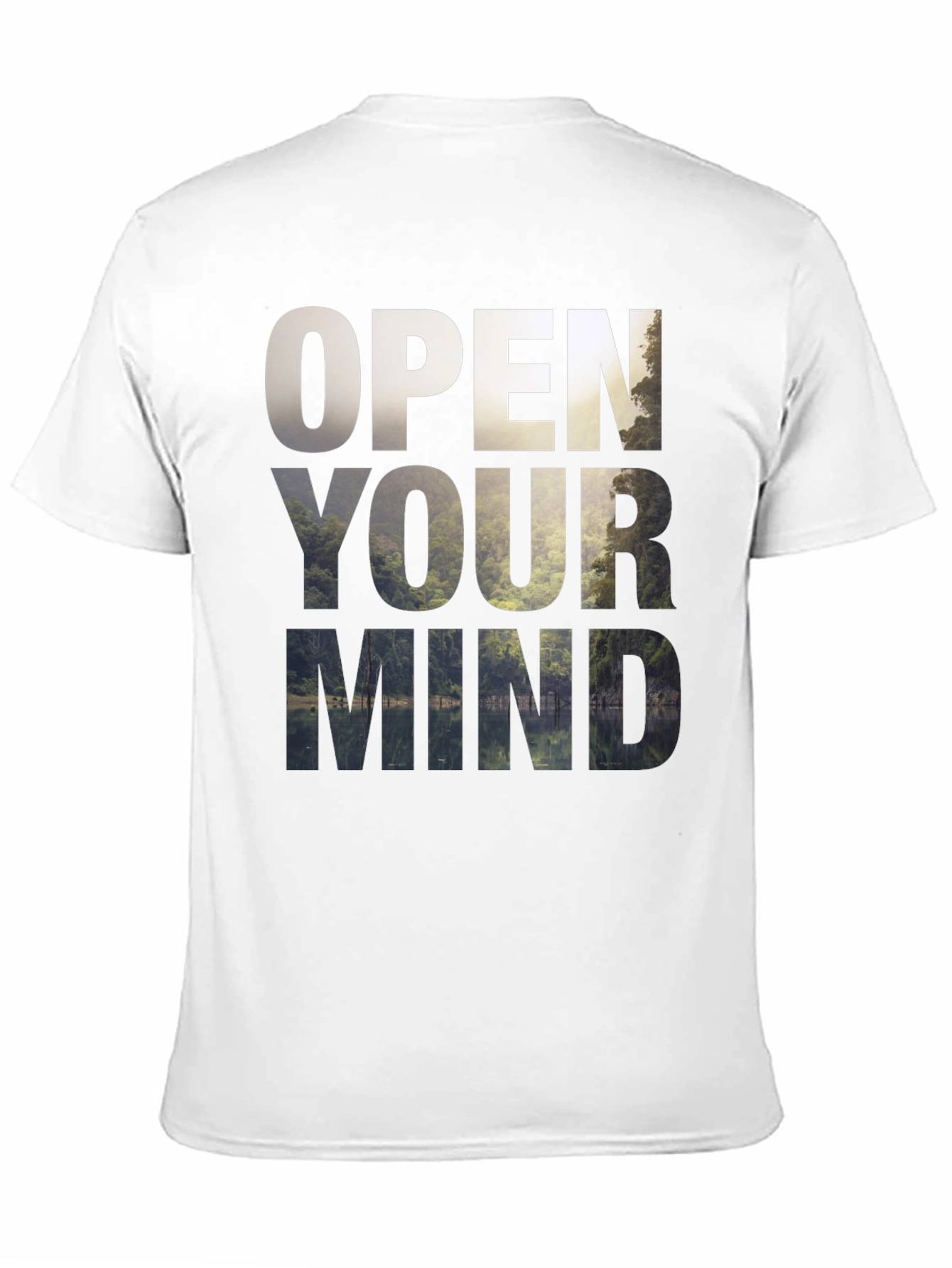 Open Your Mind Graphic Tee - Nature Inspired Design