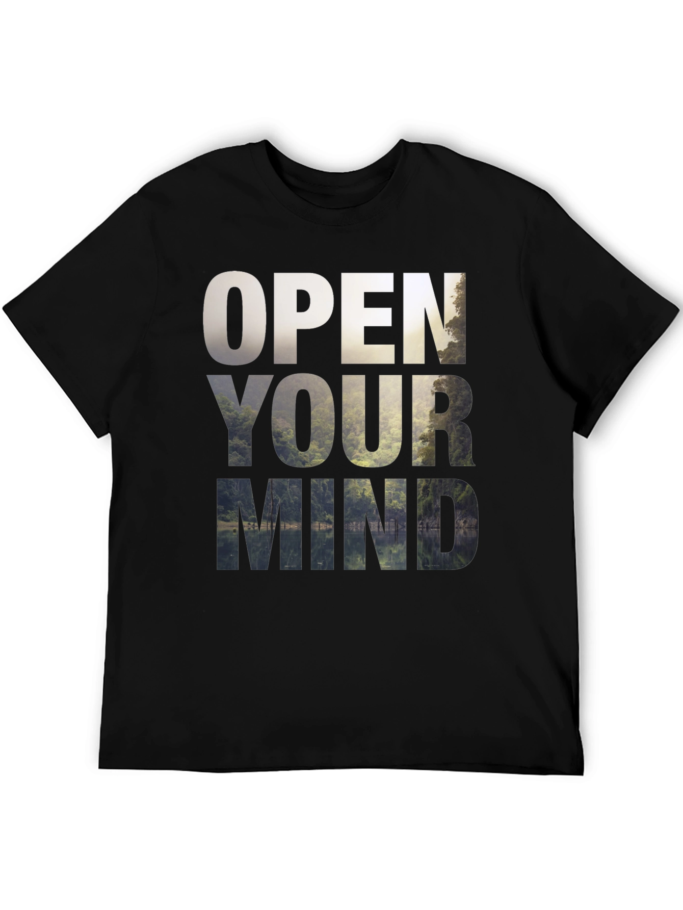 Open Your Mind Graphic Tee - Nature Inspired Design
