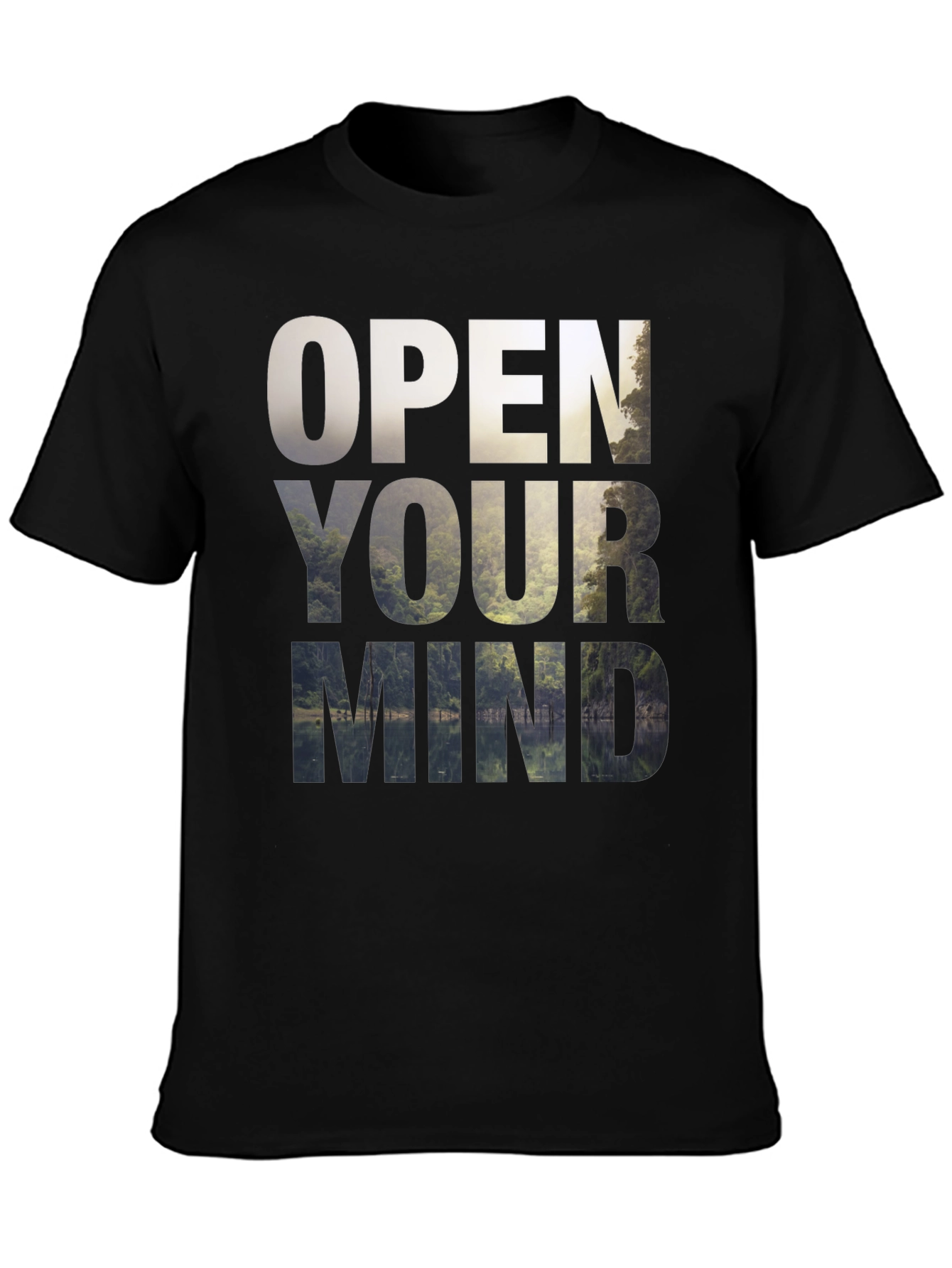Open Your Mind Graphic Tee - Nature Inspired Design