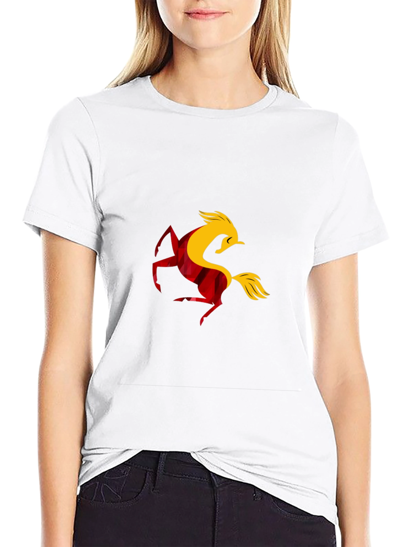 Bold Horse Graphic Tee - Black