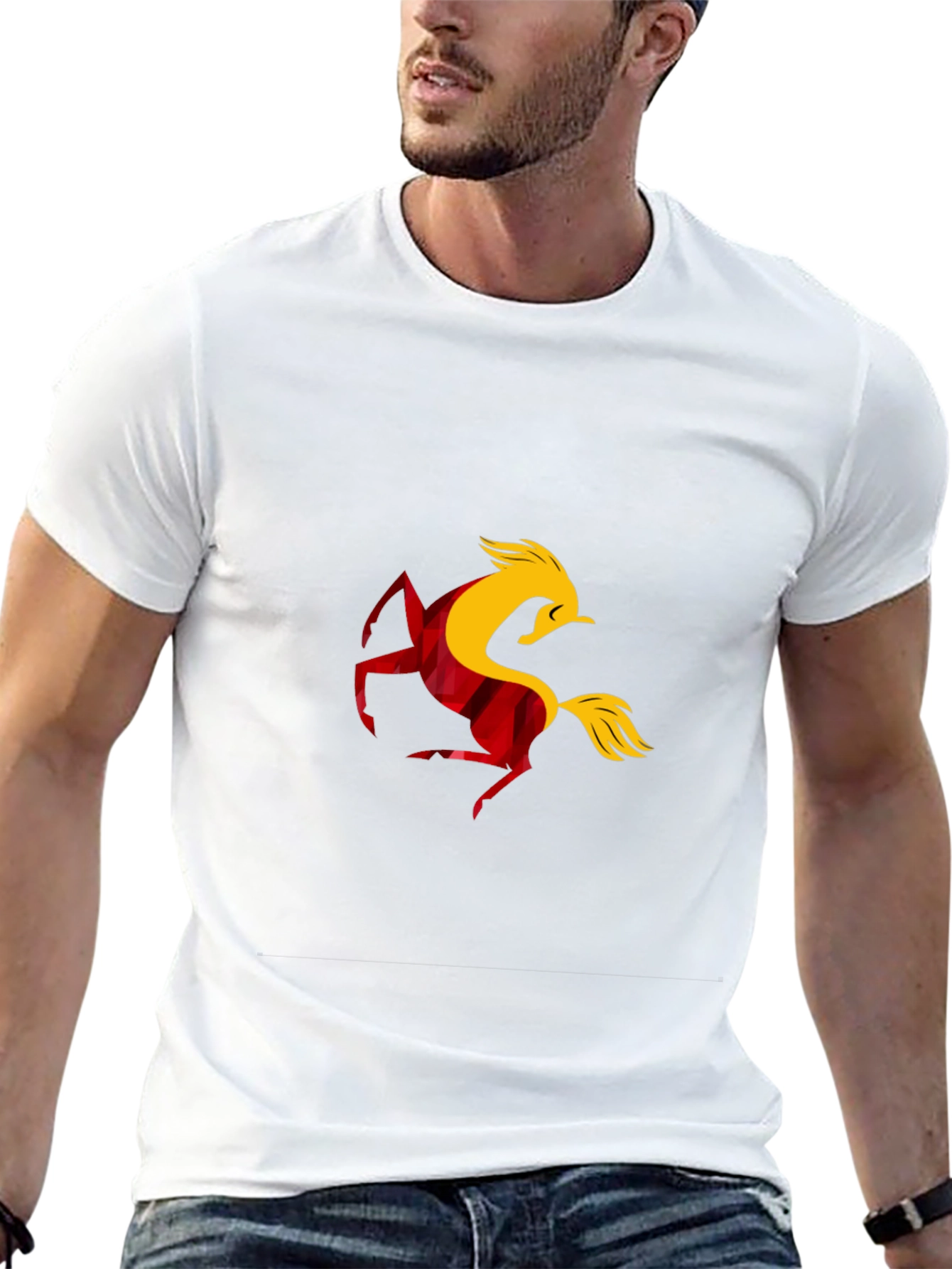 Bold Horse Graphic Tee - Black