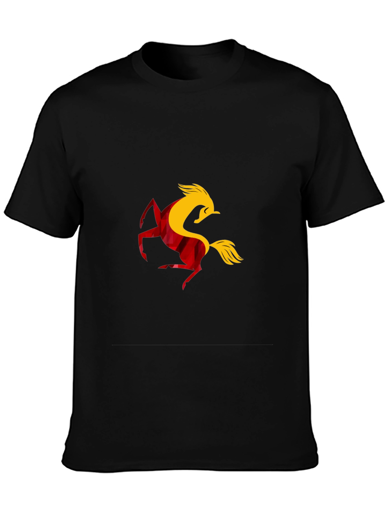 Bold Horse Graphic Tee - Black
