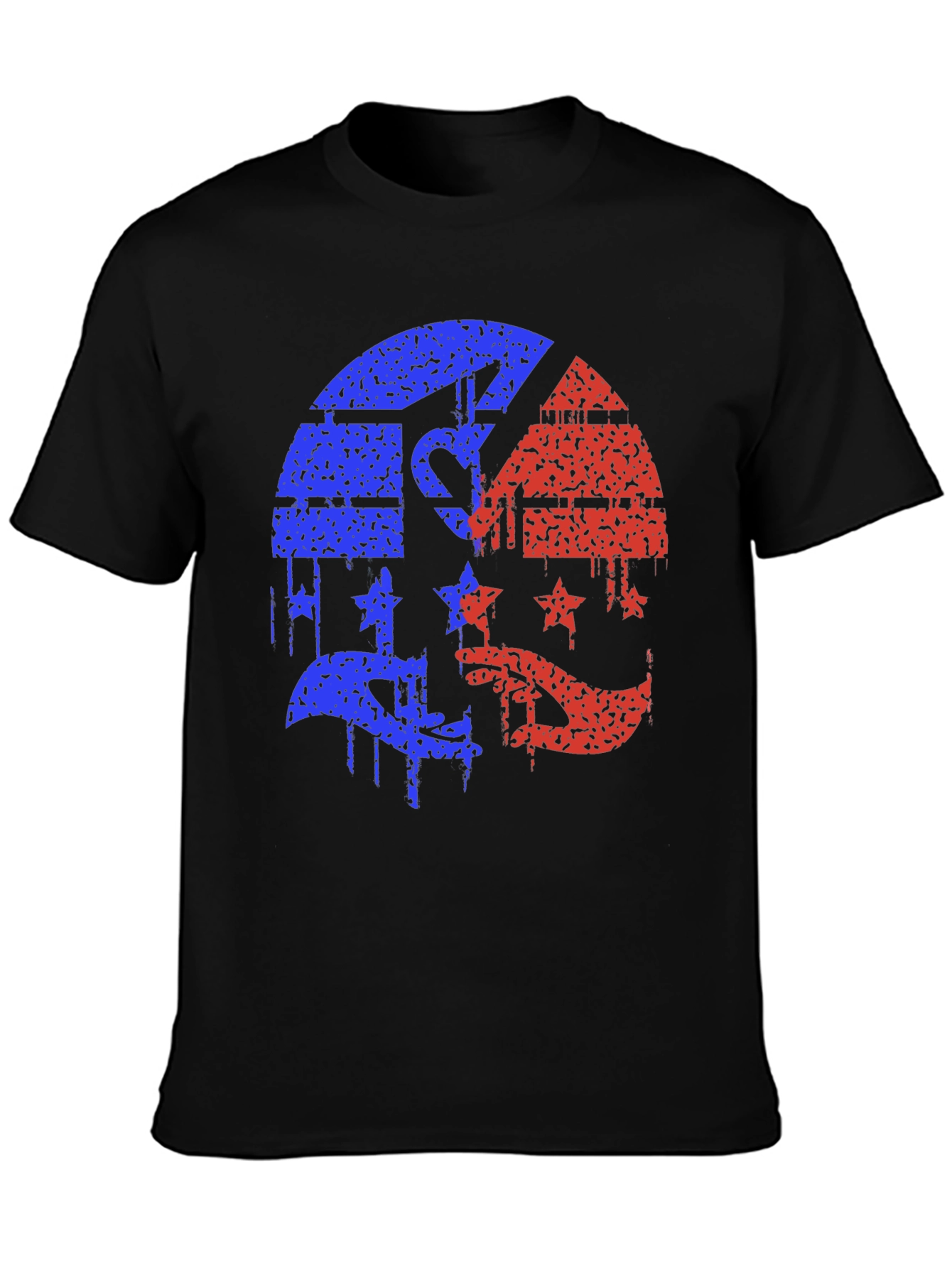 Patriotic Distressed Graphic T-Shirt