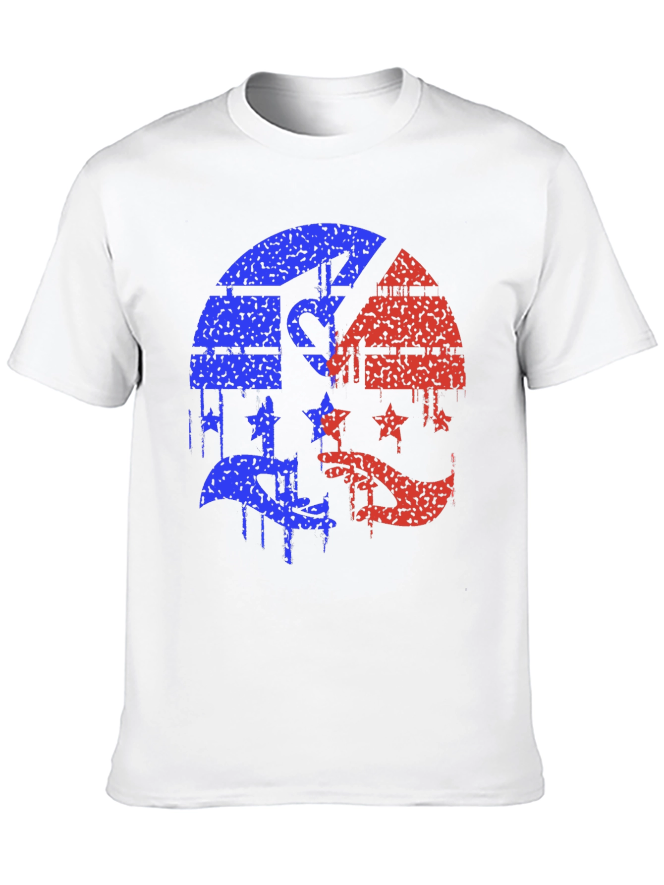 Patriotic Distressed Graphic T-Shirt