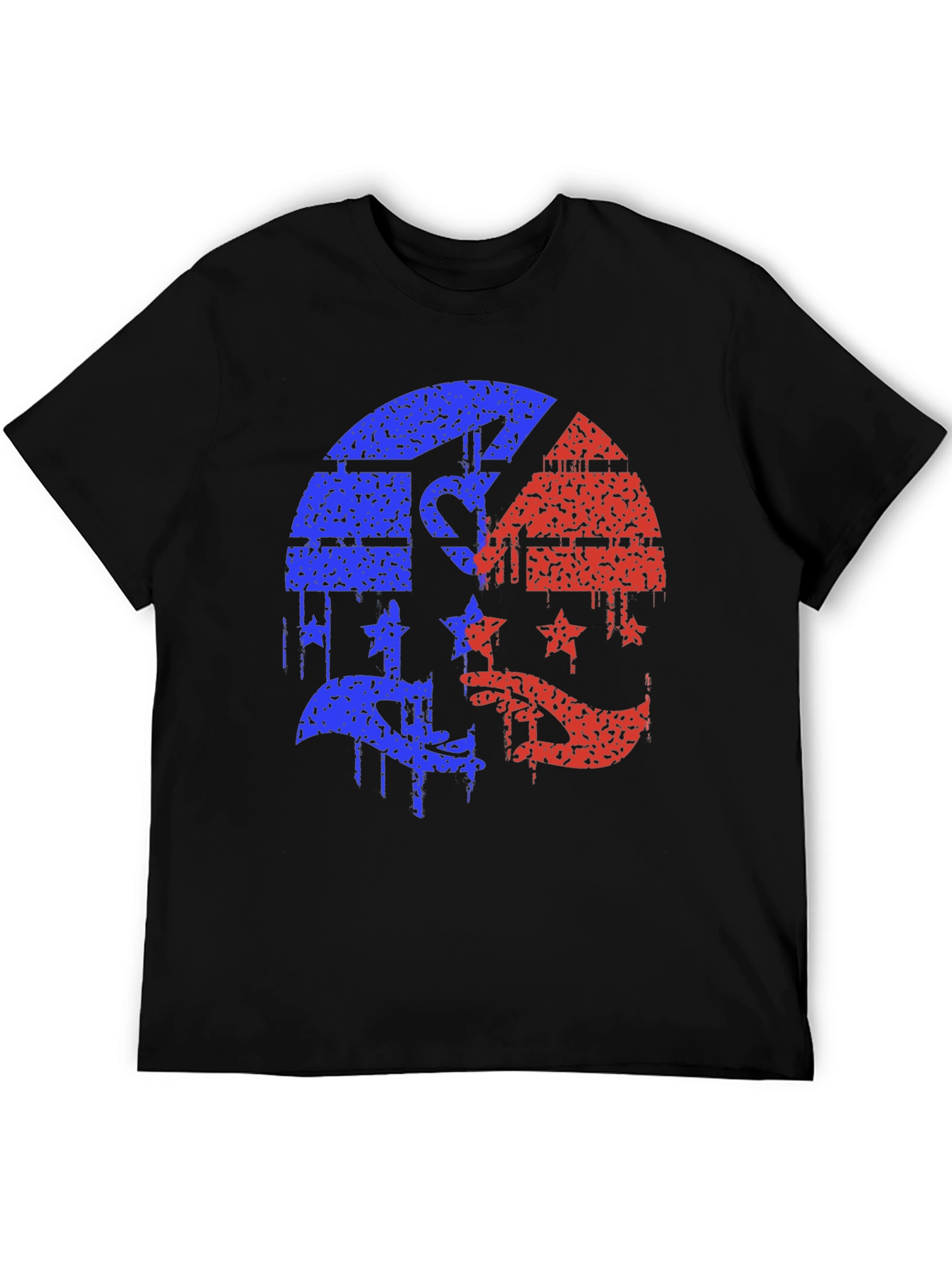 Patriotic Distressed Graphic T-Shirt