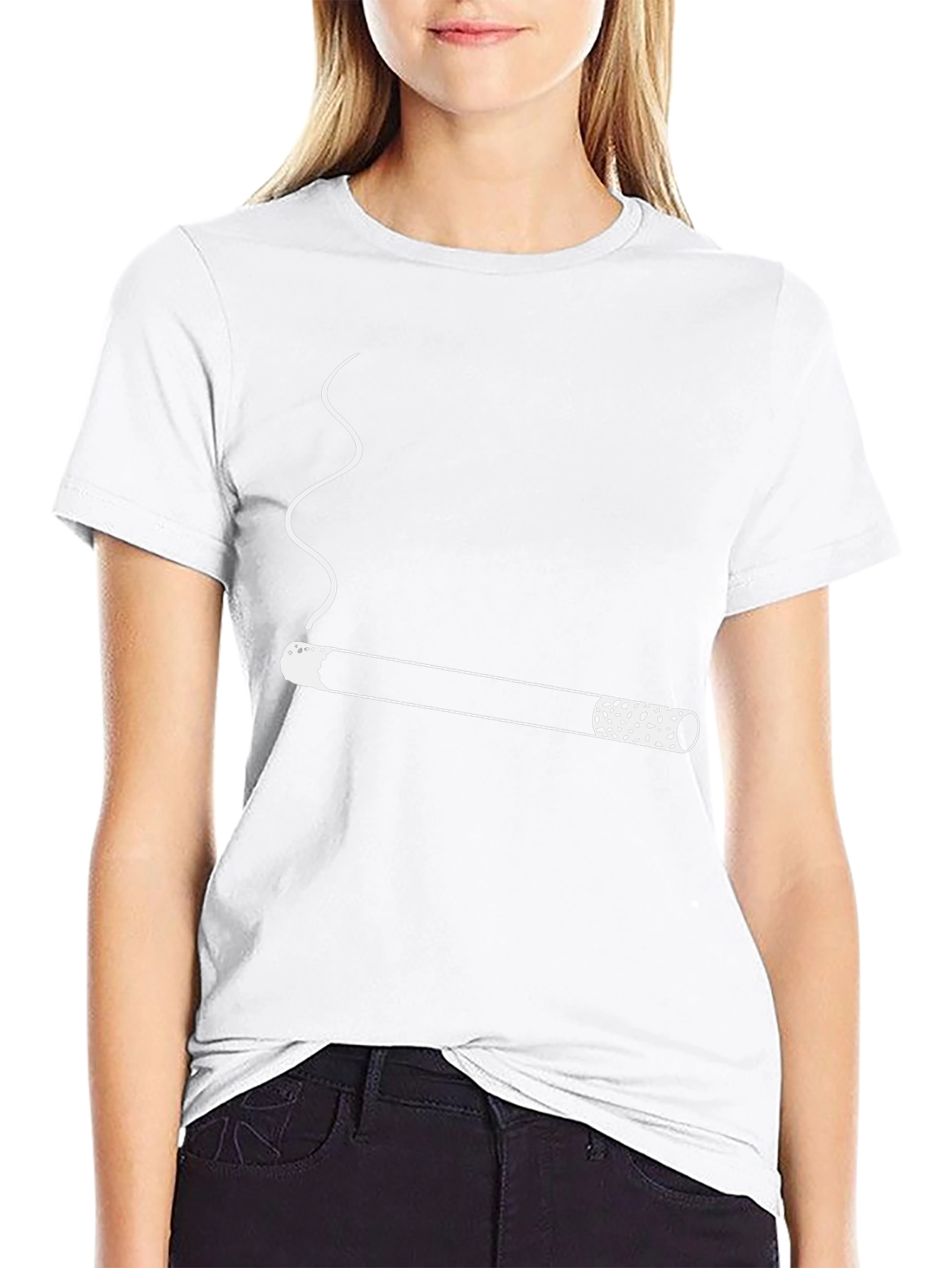 Cigarette Graphic Tee - Black T-Shirt