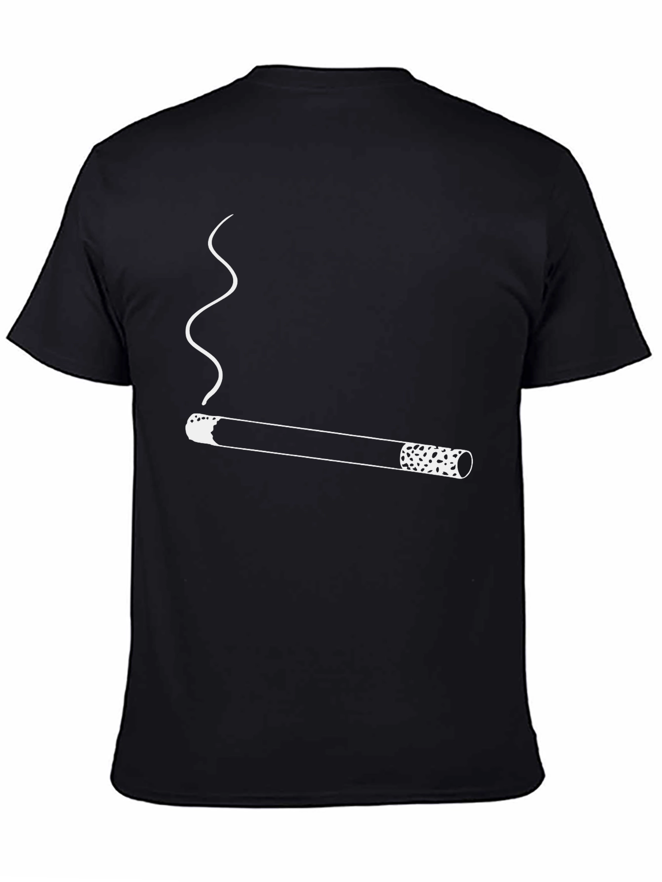 Cigarette Graphic Tee - Black T-Shirt