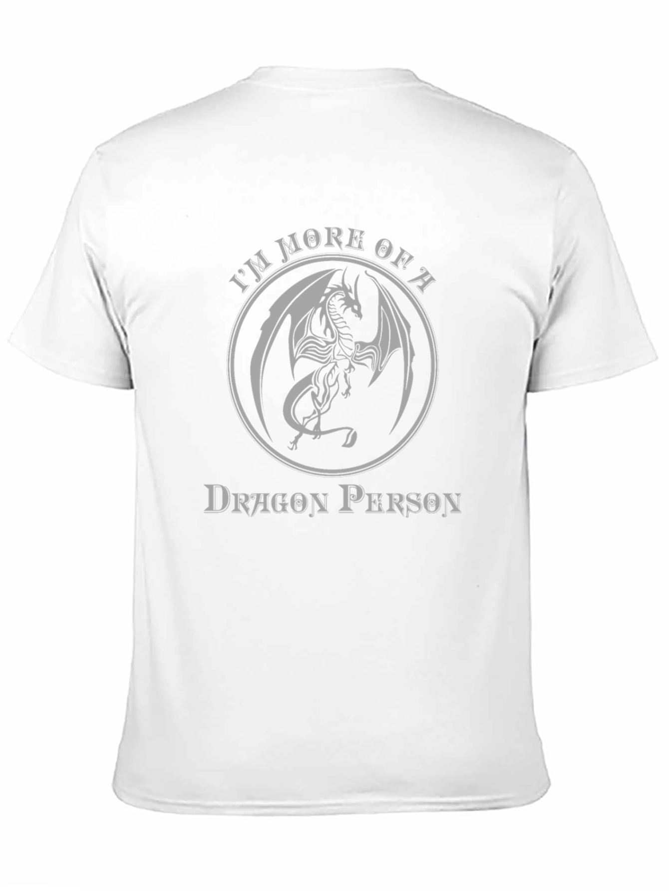 Dragon Person Graphic T-Shirt - Black