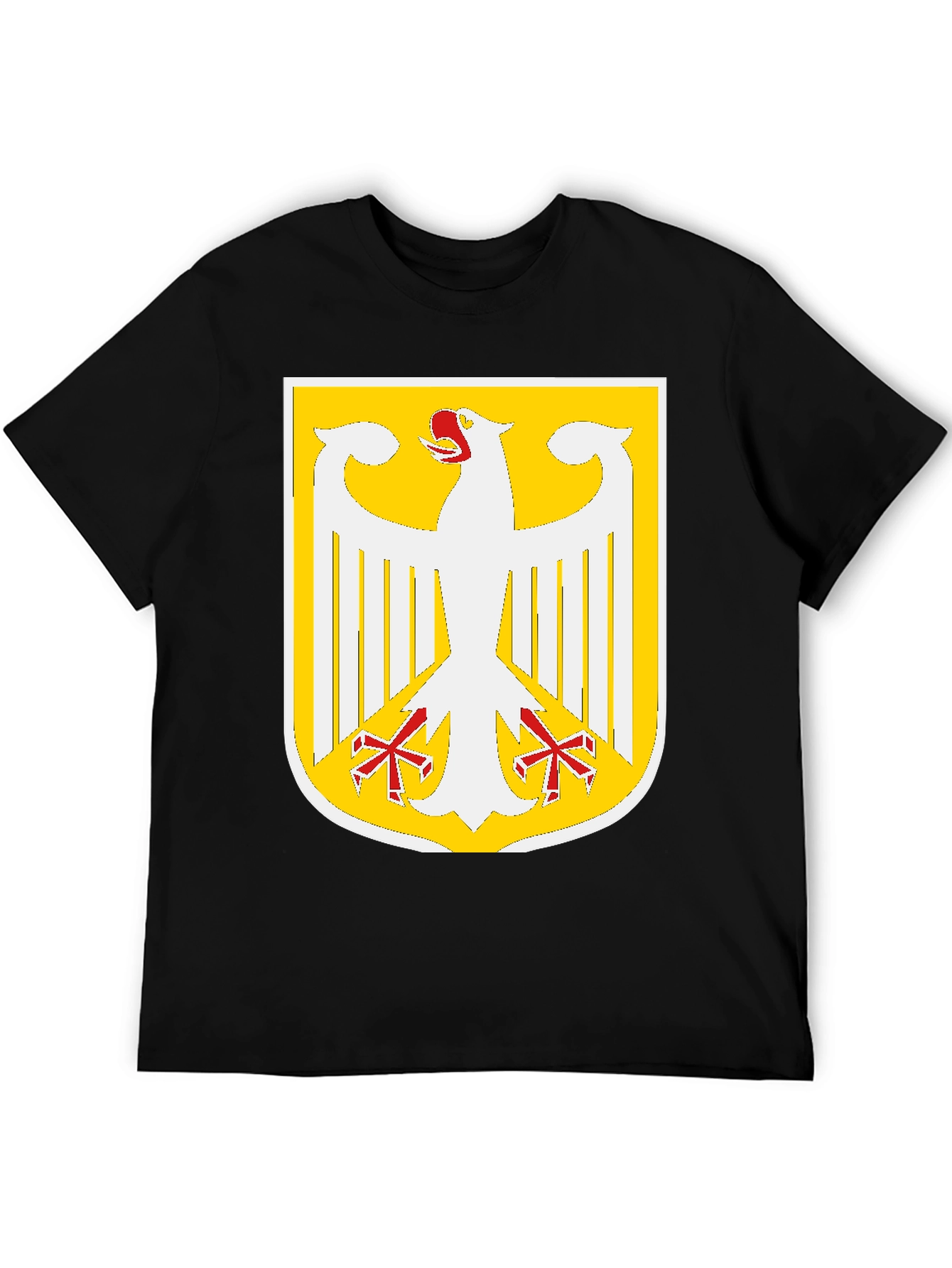 German Eagle Crest Graphic T-Shirt