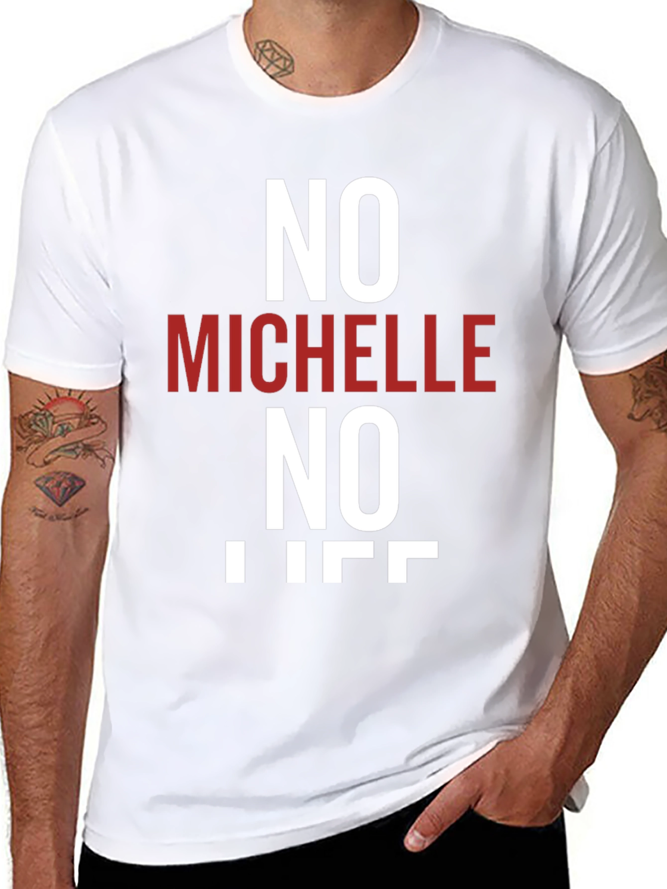No Michelle No Life T-Shirt - Funny Graphic Tee