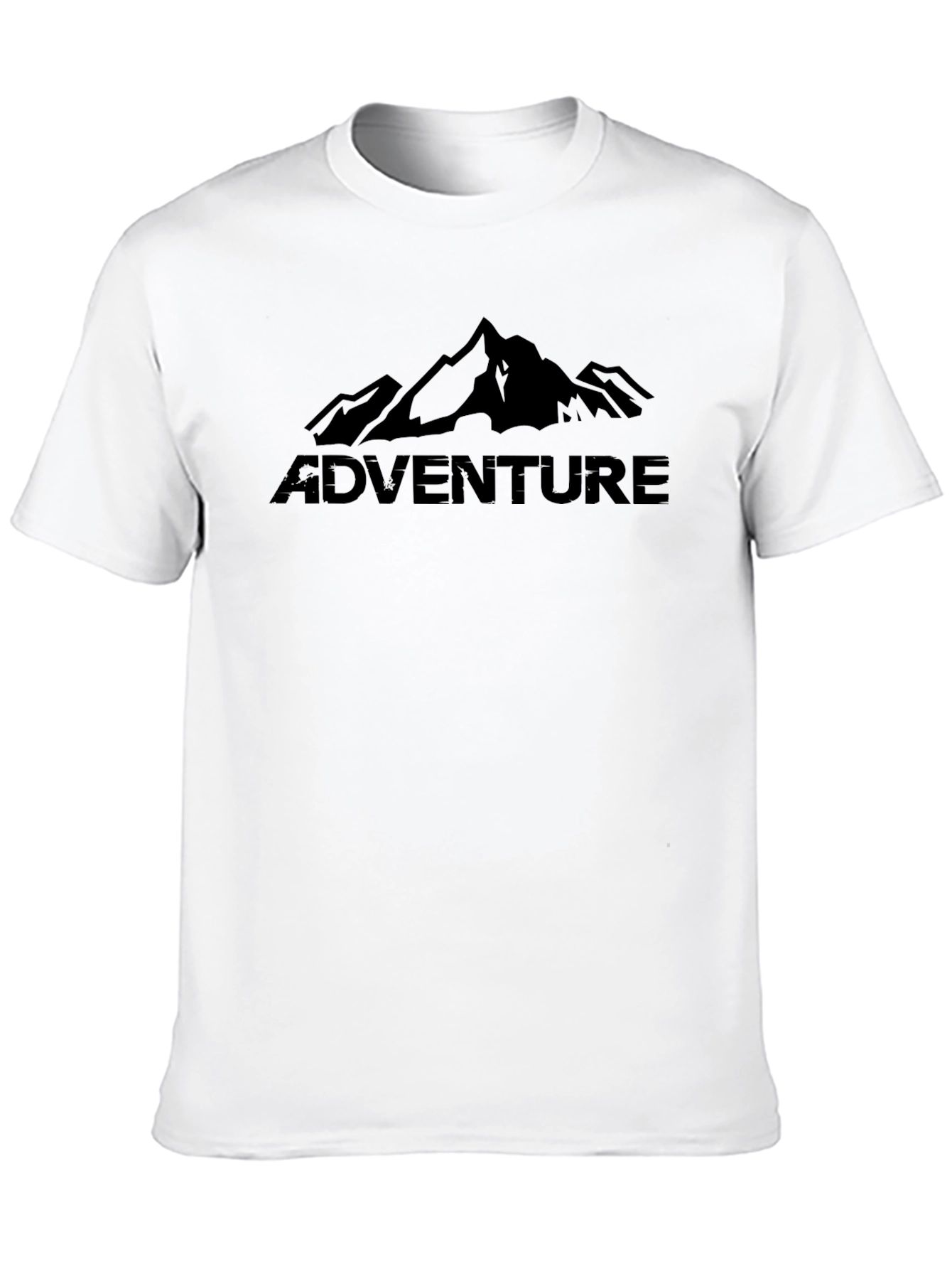 Adventure Mountain Graphic Tee - Mens Black T-Shirt