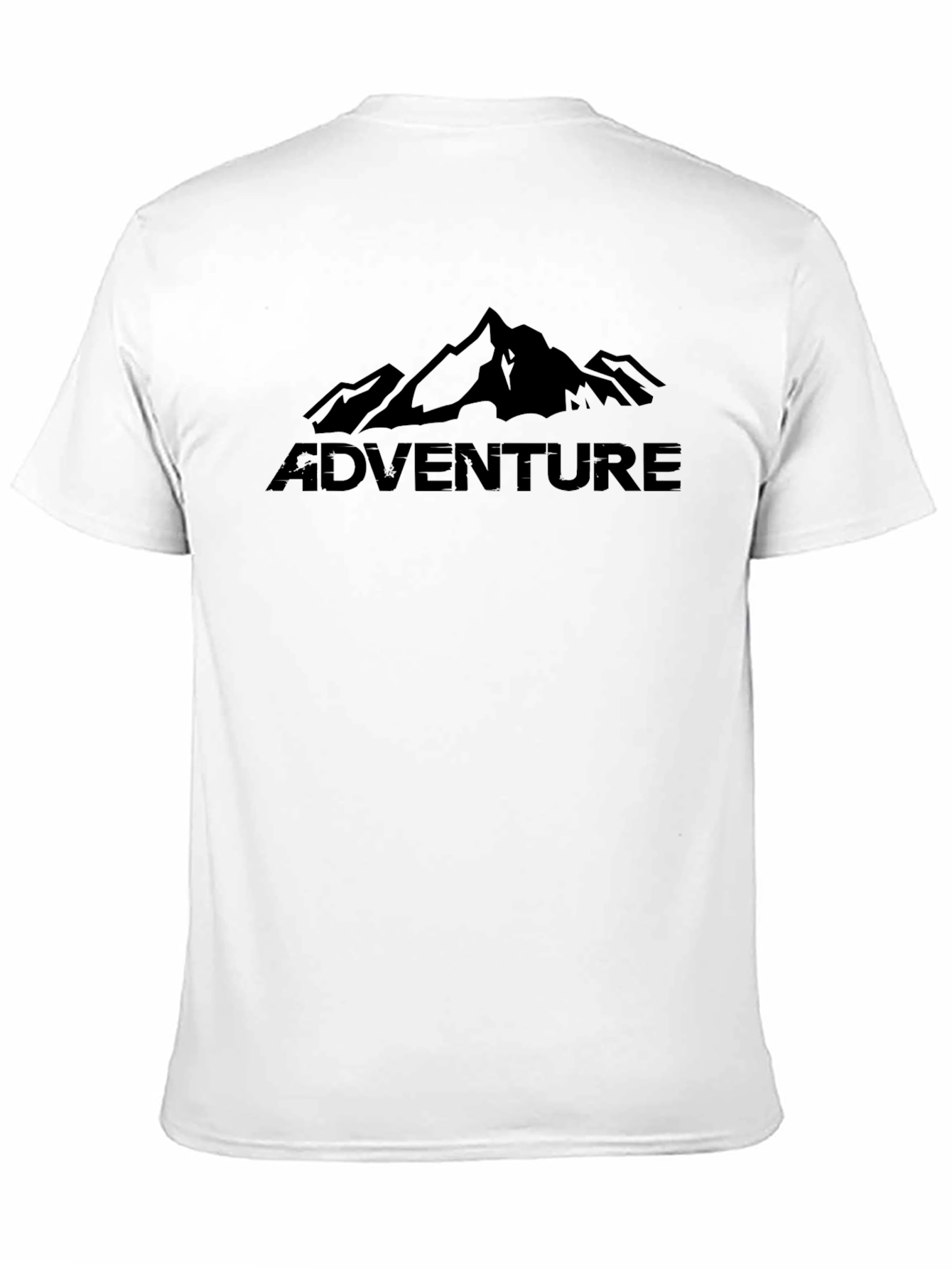Adventure Mountain Graphic Tee - Mens Black T-Shirt