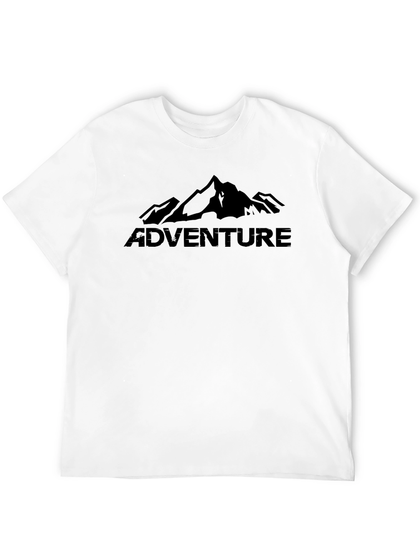 Adventure Mountain Graphic Tee - Mens Black T-Shirt